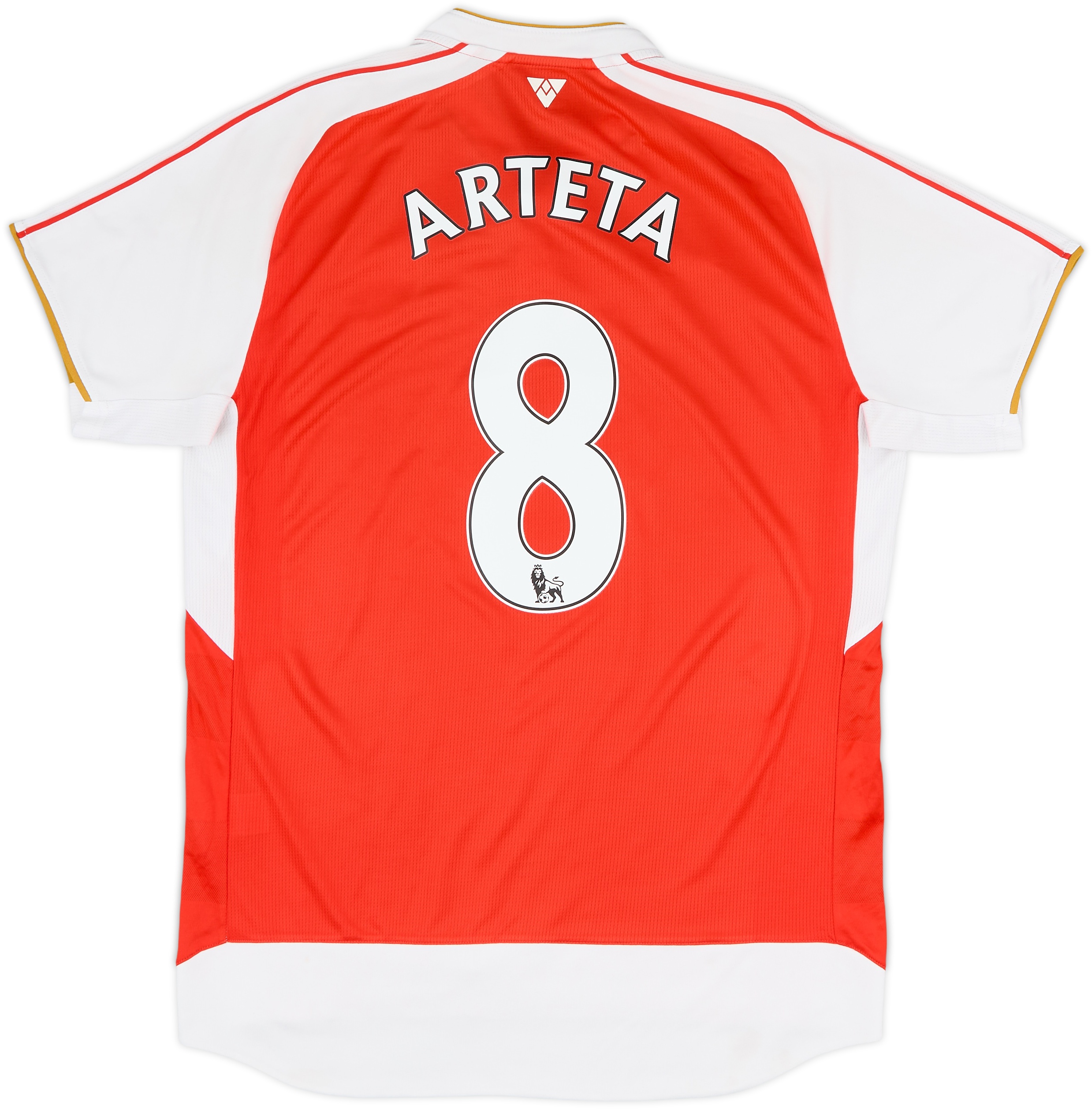 2015-16 Arsenal Home Shirt Arteta #8 - 6/10 - (L)