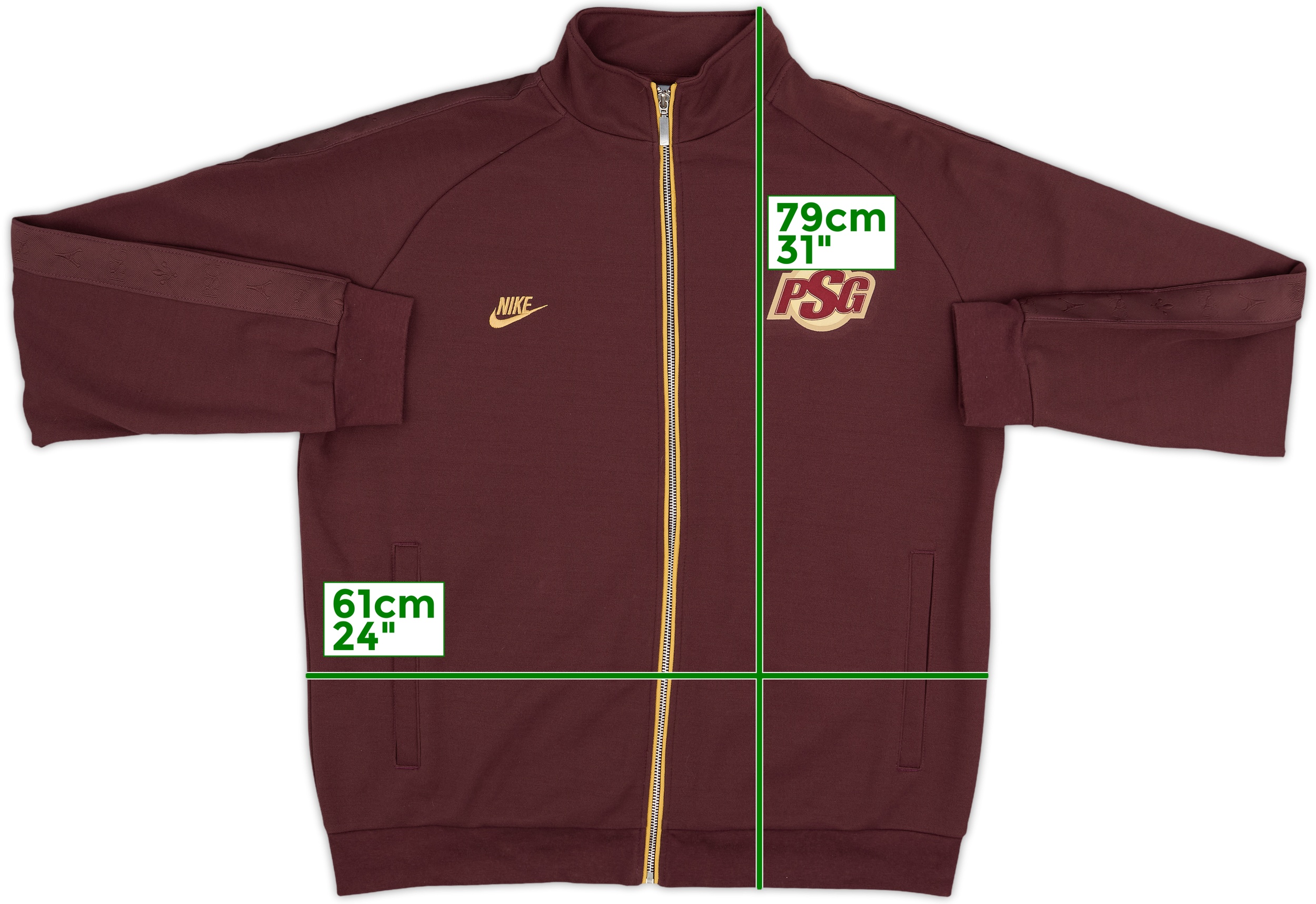 2006-07 Paris Saint-Germain Nike Track Jacket - 8/10 - (XL)