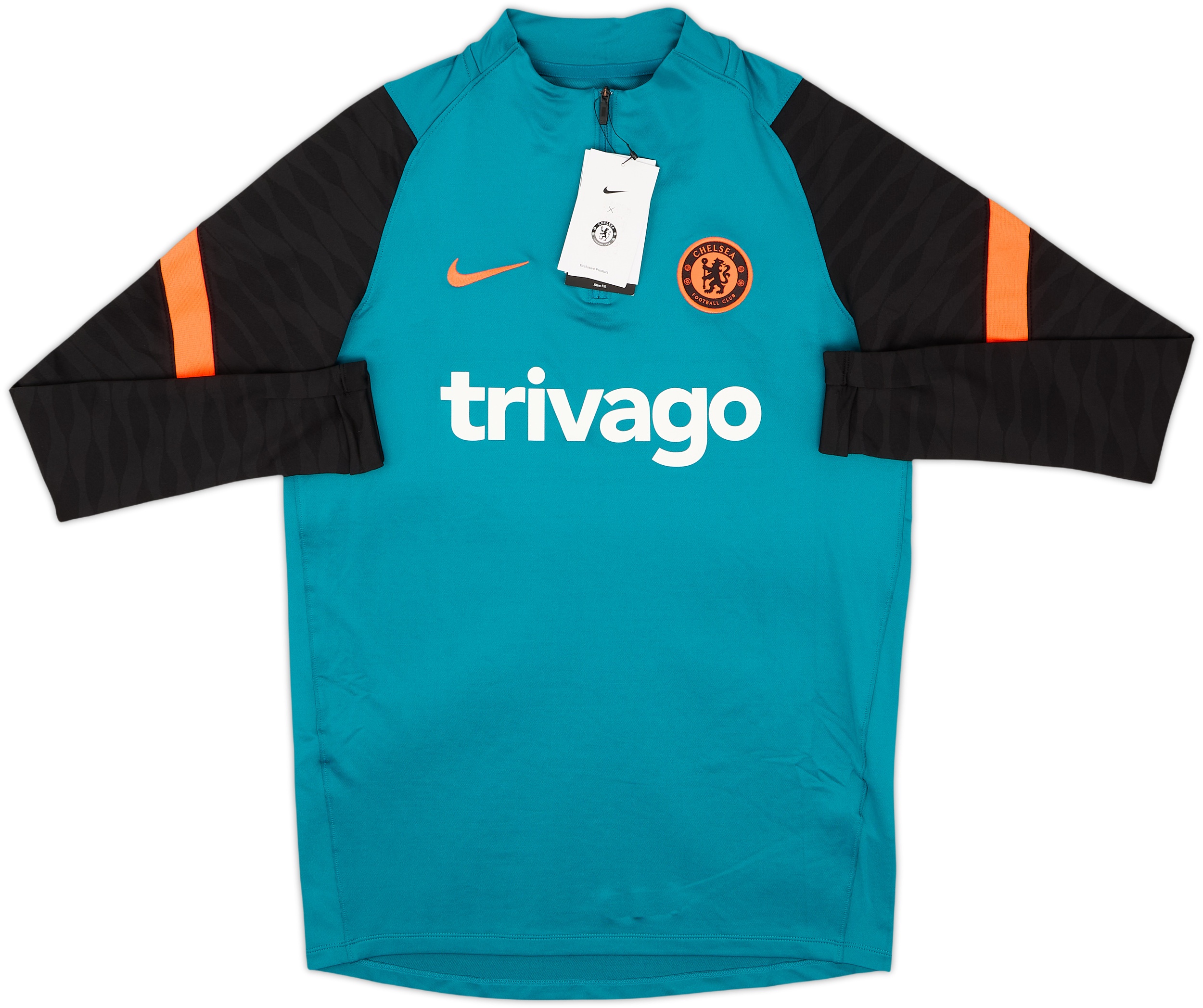 2021-22 Chelsea Nike 1/4 Zip Drill Top (M)