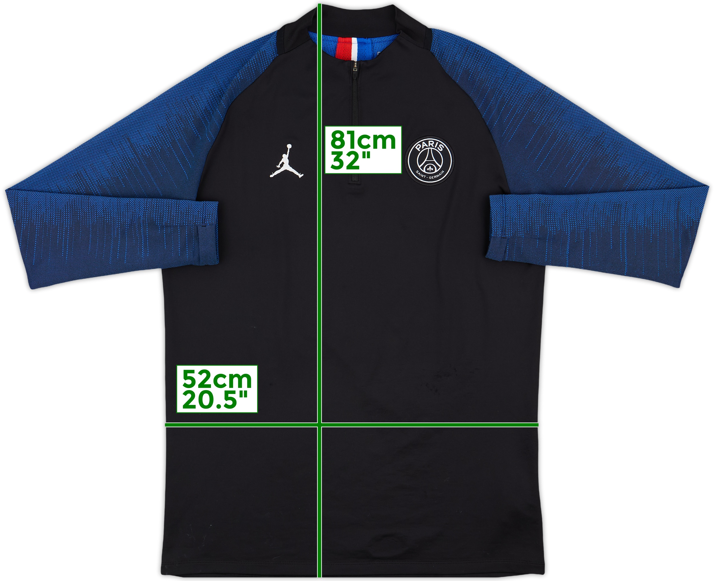 ÉPINE PARIS jersey tops 2019-20 Paris Saint-Germain Player Issue Vaporknit 1/4 Zip