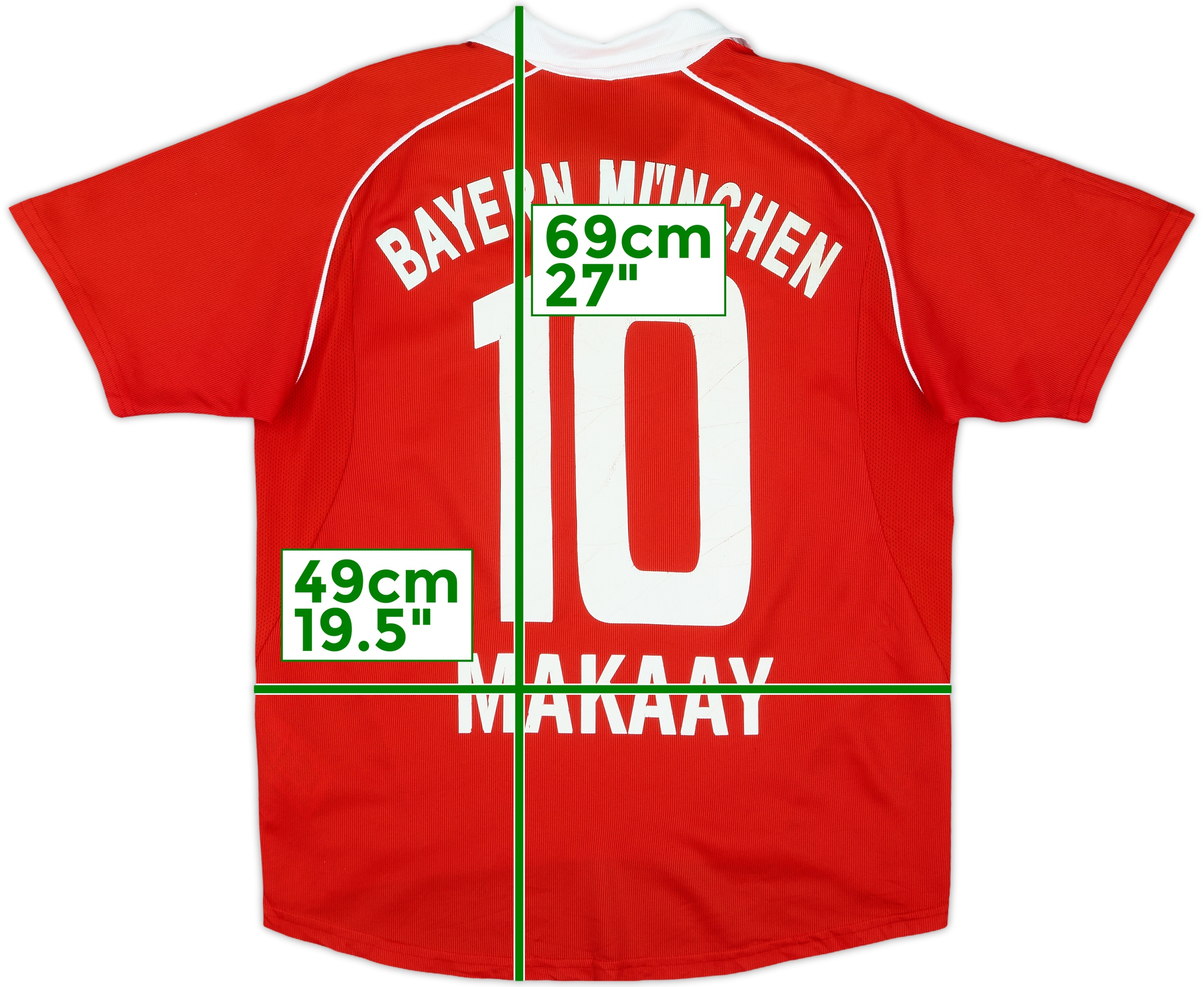 ウェア Bayern Munchen 2005-07 10 Makaay Home LS BAYERN MUNICH 2005/2006 HOME FOOTBALL SHIRT ADIDAS #10