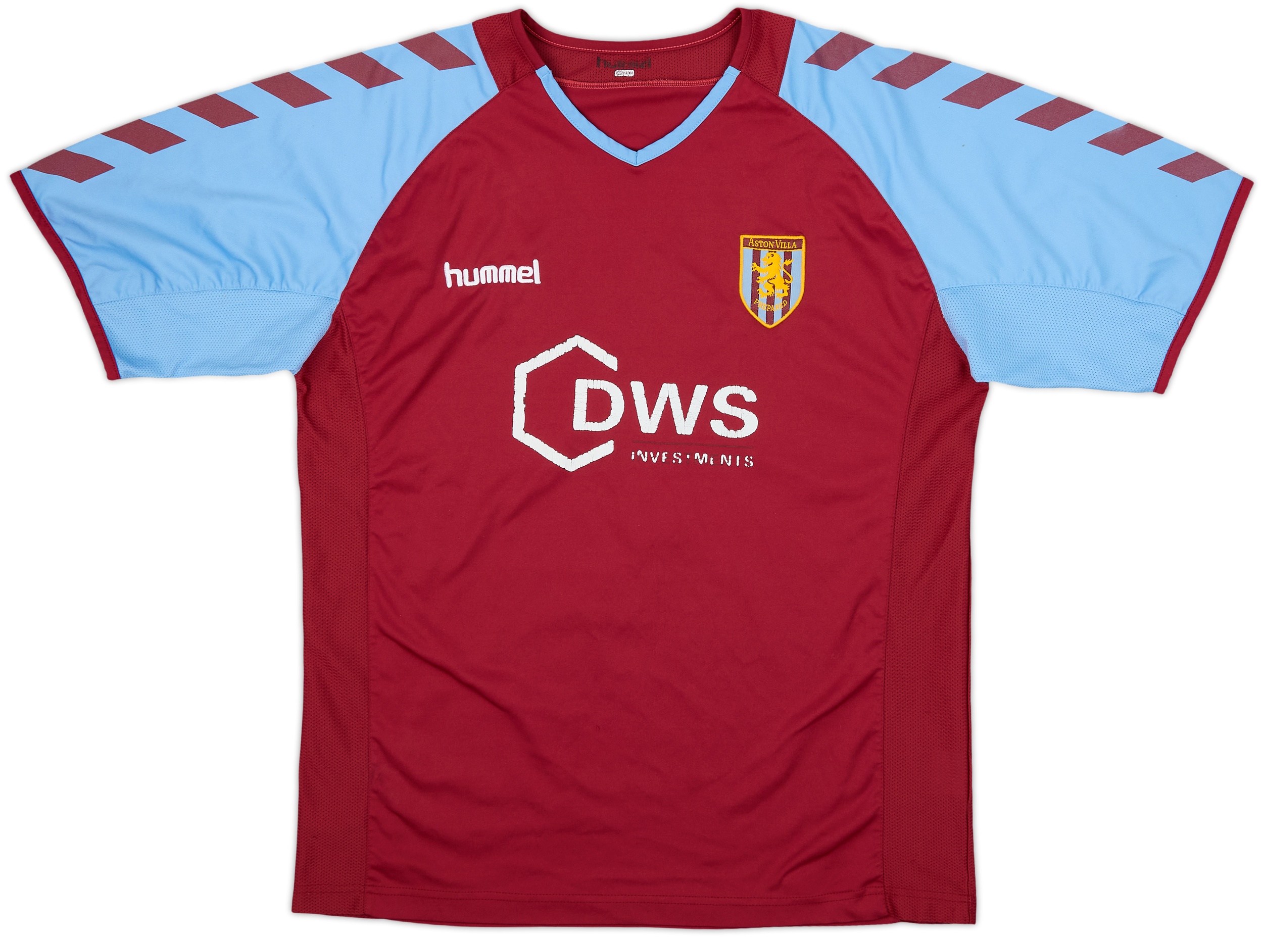 2004-05 Aston Villa Home Shirt Angel #9 - 5/10 - (S)