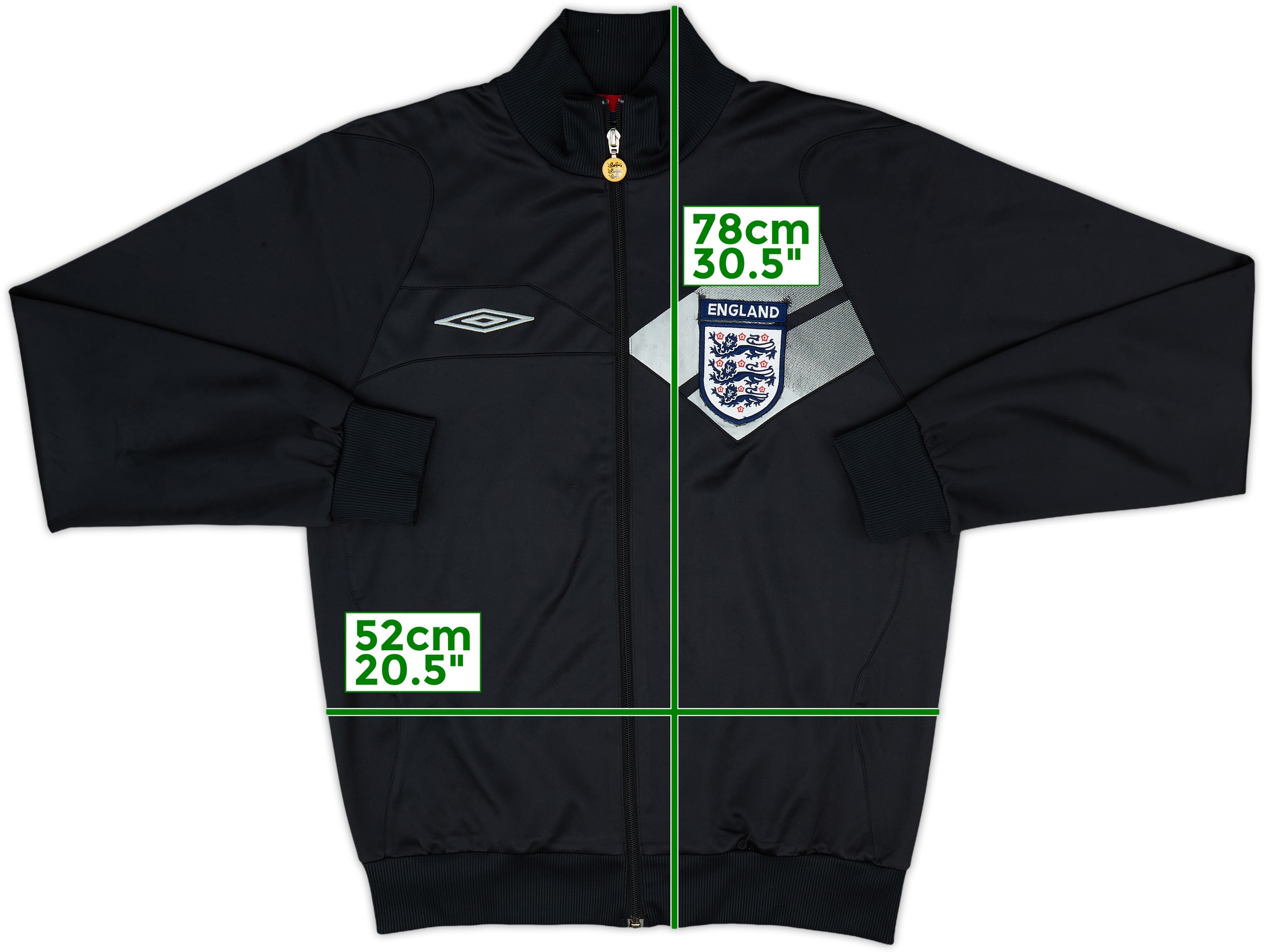 2006-08 England Umbro Track Jacket - 7/10 - (S)