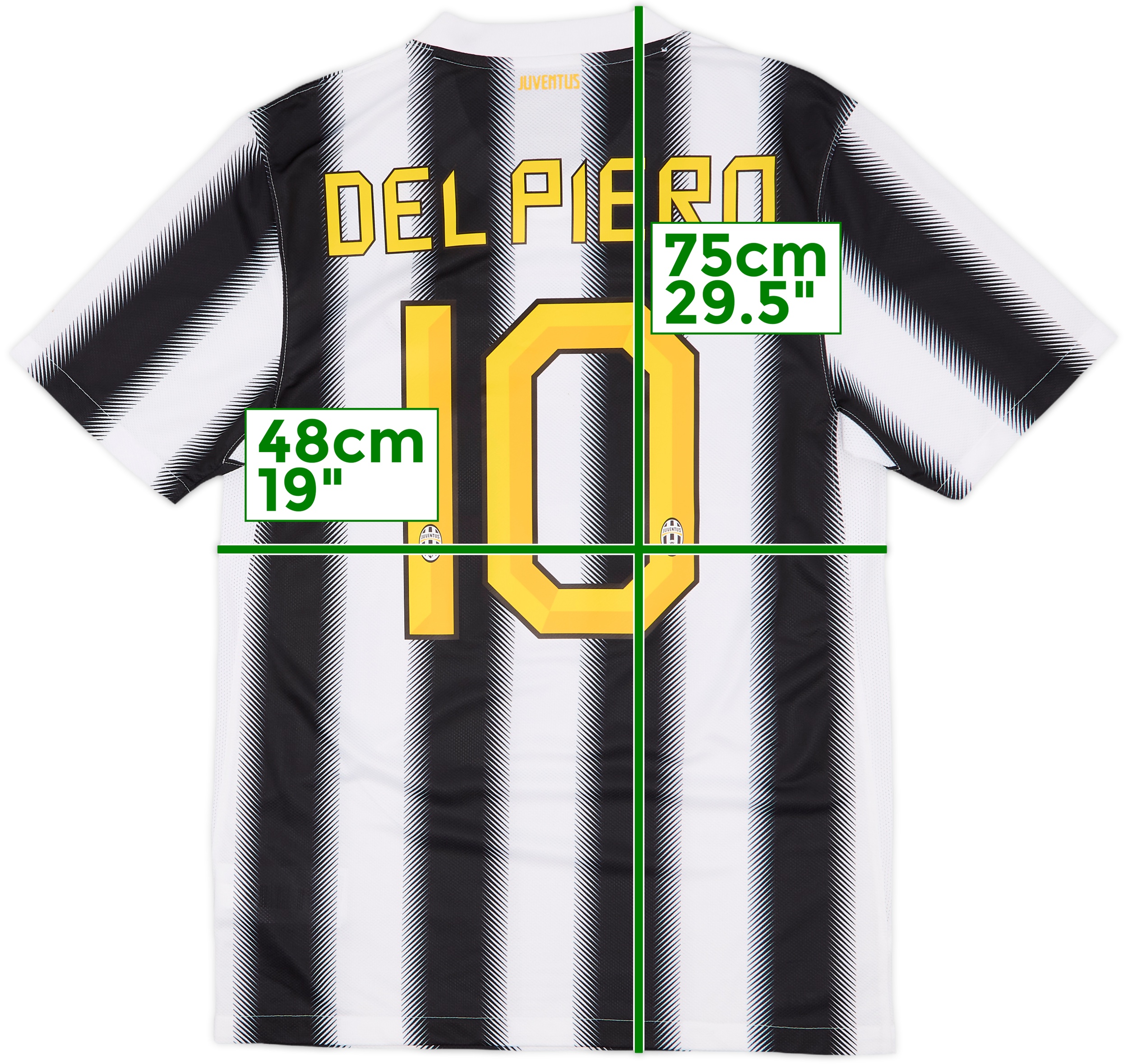 Juventus 11-12 DEL PIEROホーム長袖ユニフォーム Juventus 2011