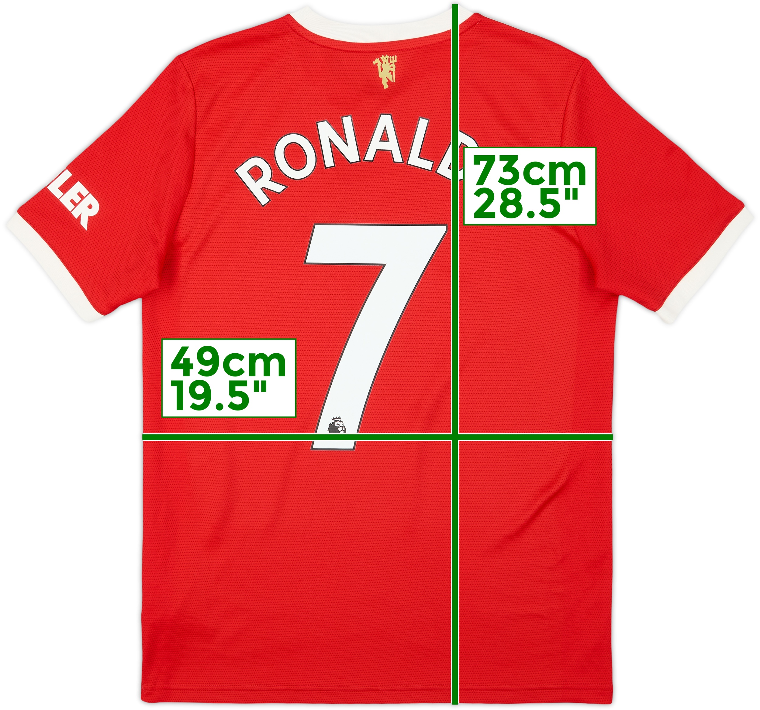 ウェア MANCHESTER UNITED HOME RONALDO 21/22 2021/22 Manchester United Home UCL Jersey #7 Ronaldo 3XL