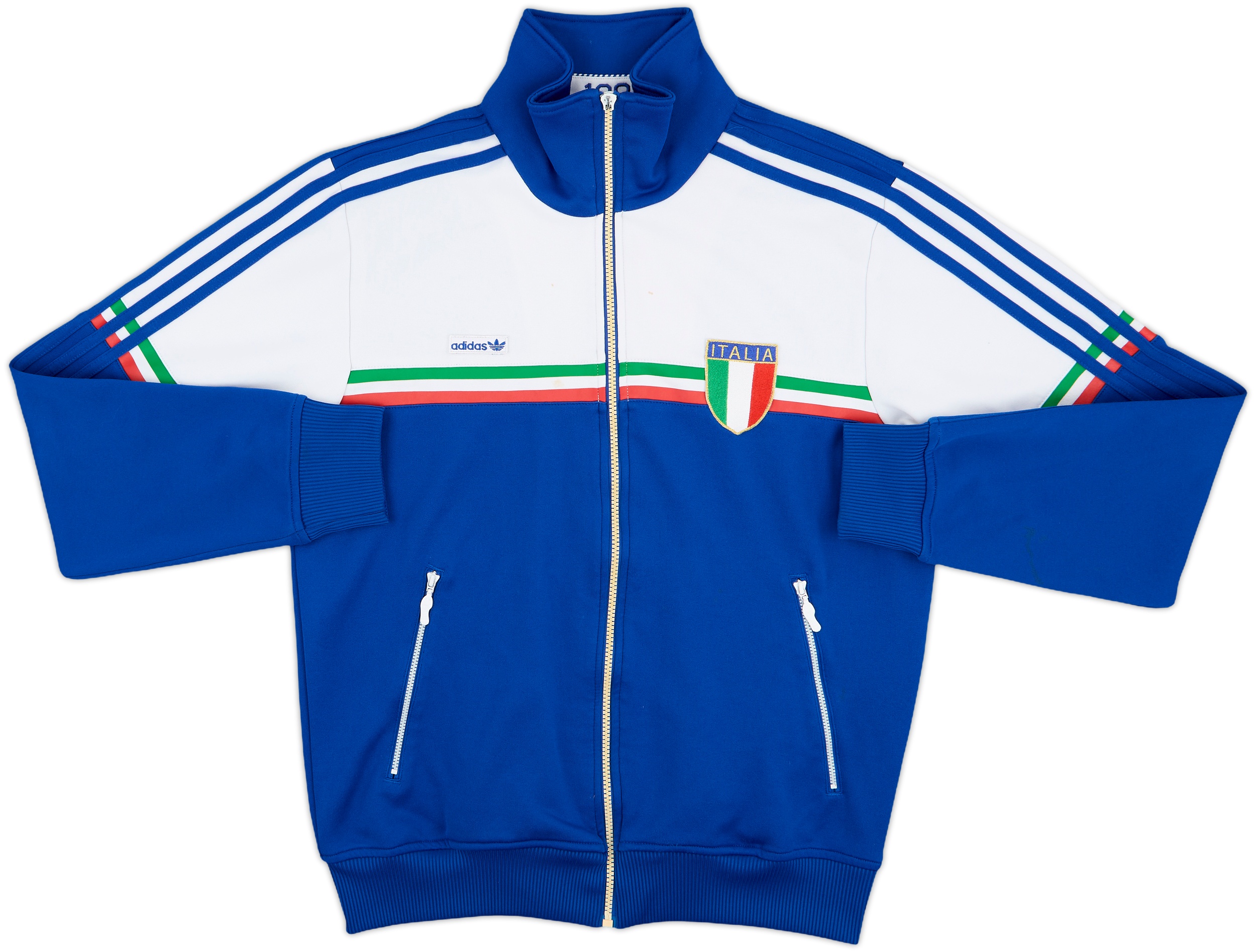 adidas イタリア代表 ナイロンジャケット 2009-10 Italy adidas Originals Track Jacket - 7/10 - (M)