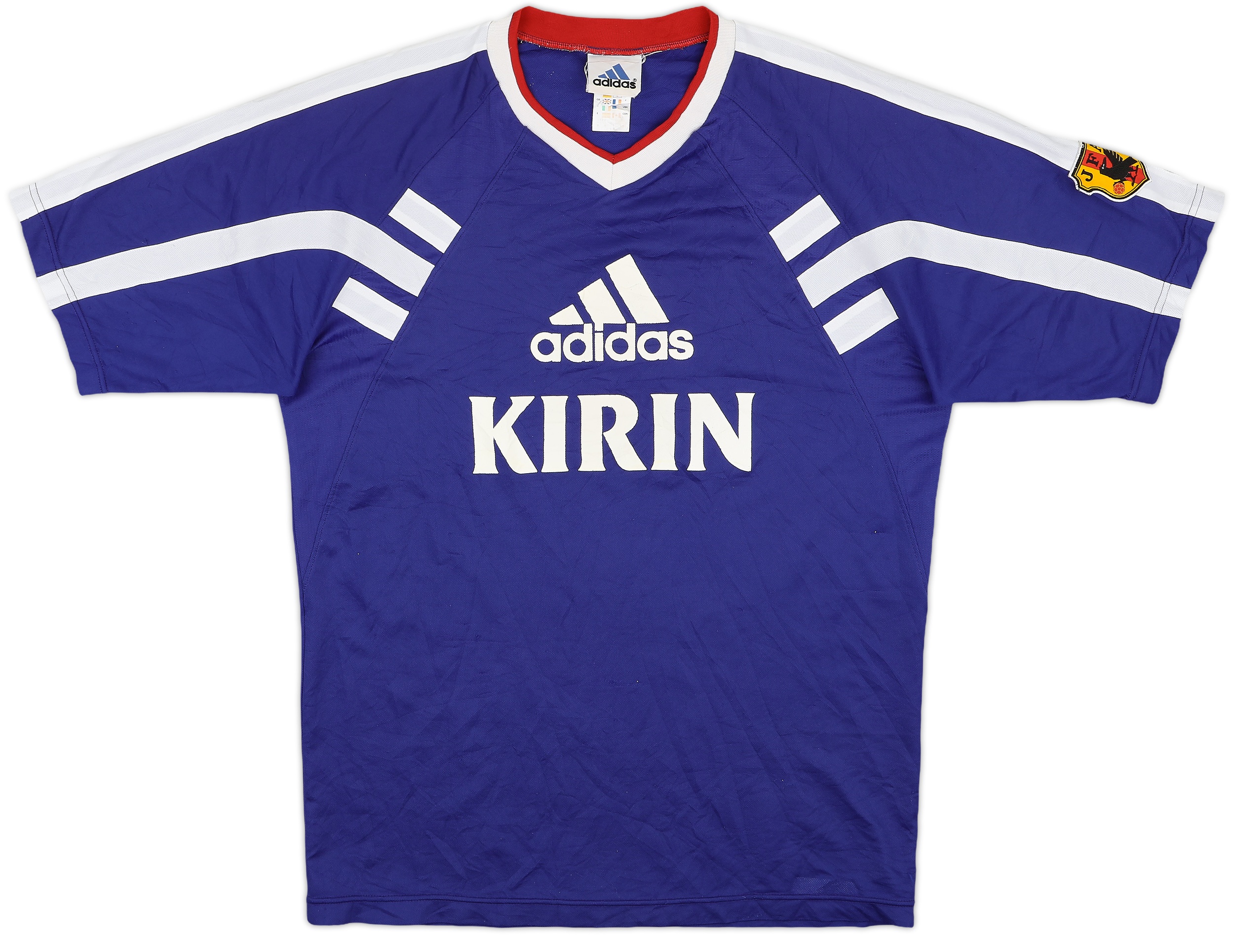 非売品 代表選手支給JAPANTシャツ 2001-02 Japan adidas Training Shirt - 8/10 - (L)