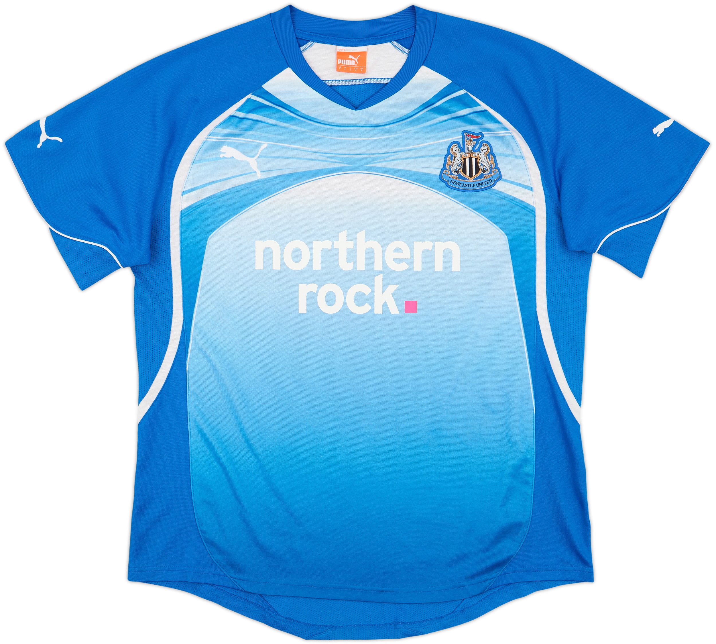 Puma Newcastle United シャツ 黒白 2010 Puma Matchworn and signed Newcastle United 2010/11 football