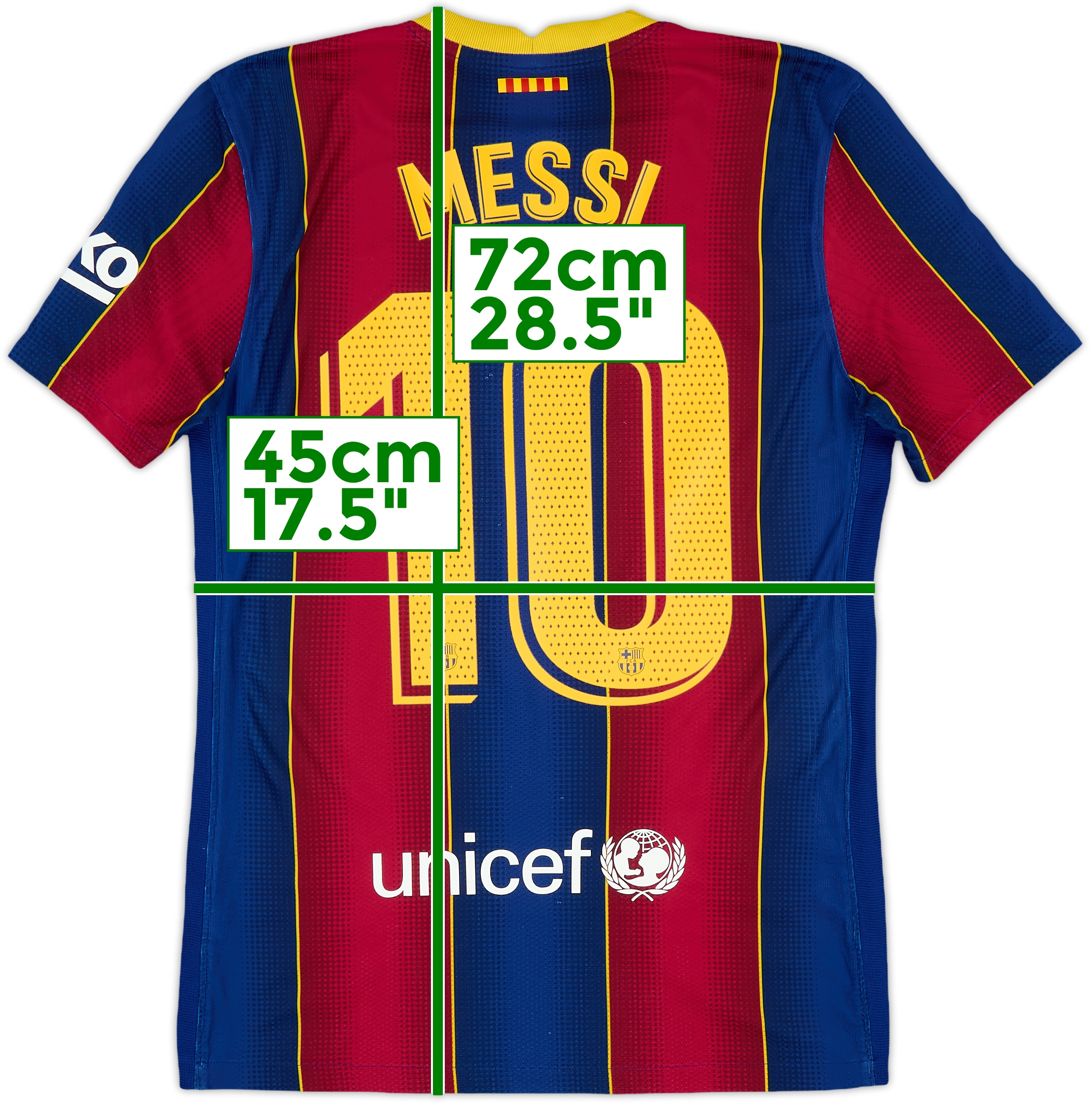 FC Barcelona Messi 10 Dri-FIT シャツ 2010-11 Barcelona Home Shirt Messi #10 - 8/10 - (S)