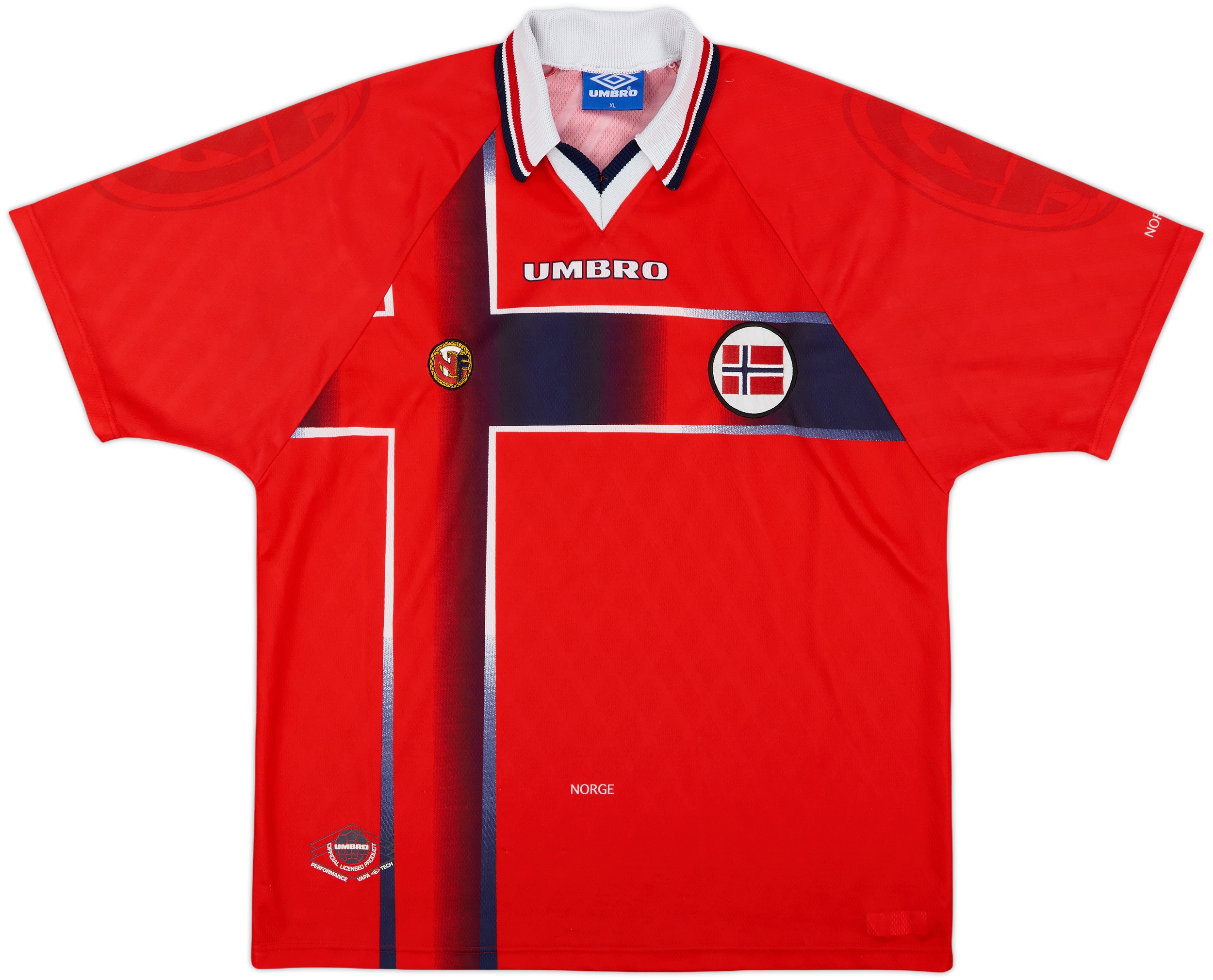 1996-97 Norway Home Shirt - 8/10 - (XL)