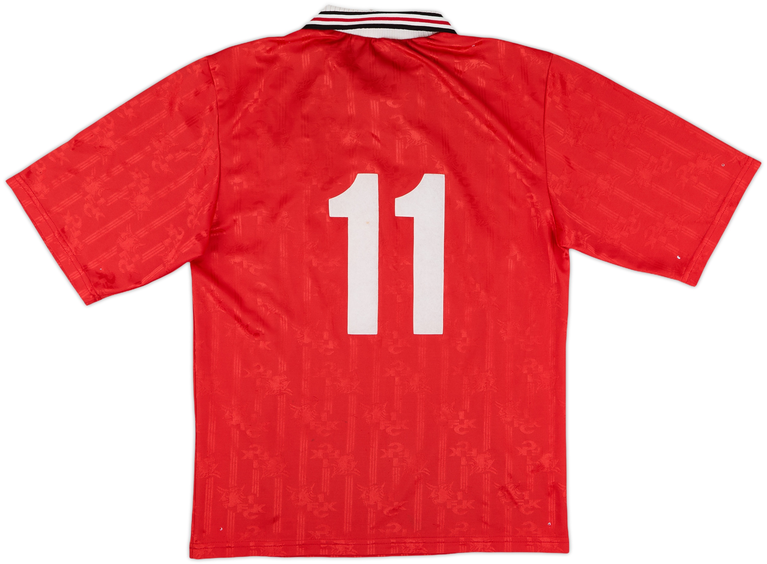oasisファン必携 97-99 マンCフットボールシャツ Made in UK Oasis 30th Anniversary Special Expo Ltd. Edition Football