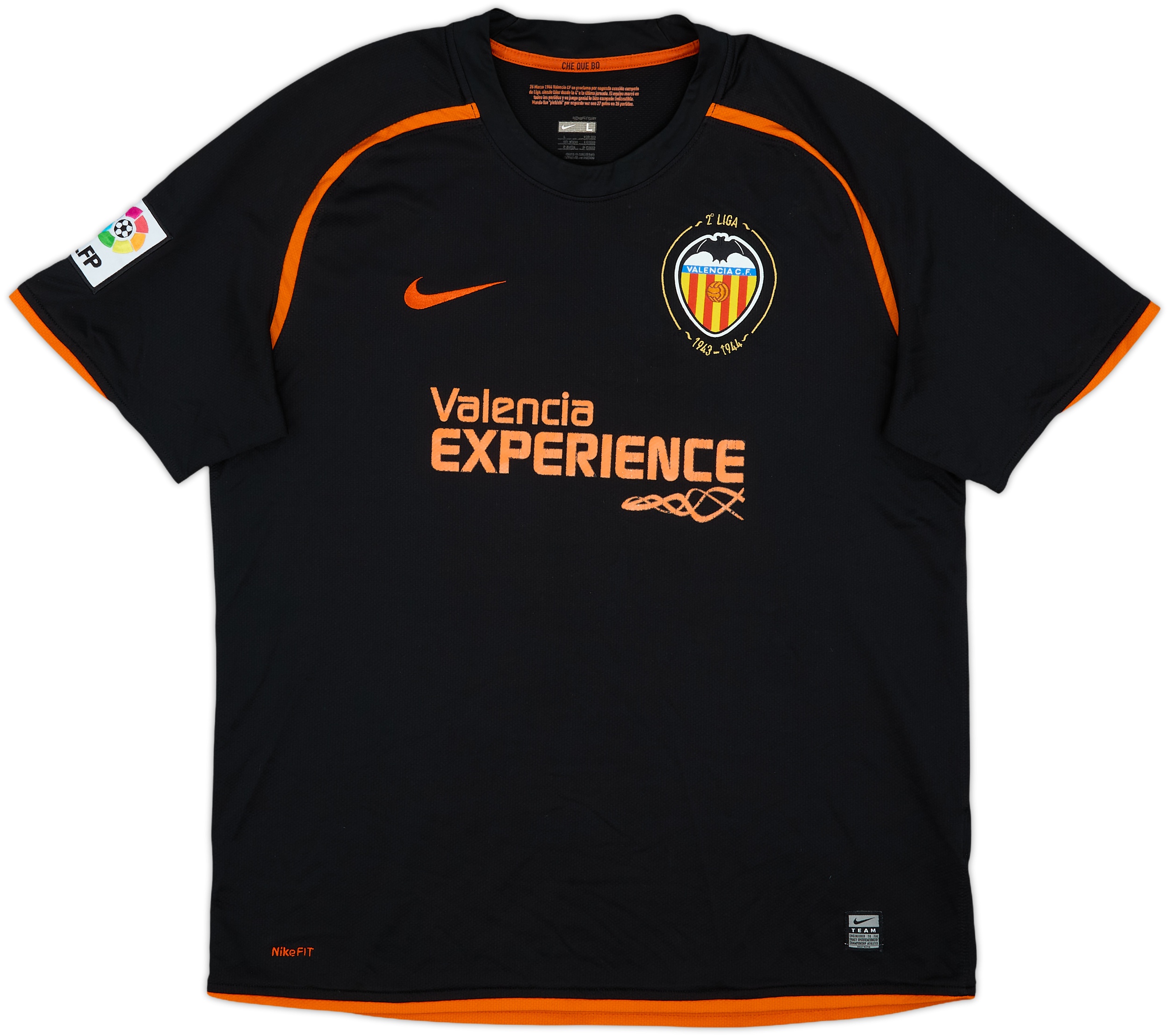 ウェア 10/11 Valencia CF Away Jersey 2010-11 Valencia Away Shirt - 8/10 - (S)