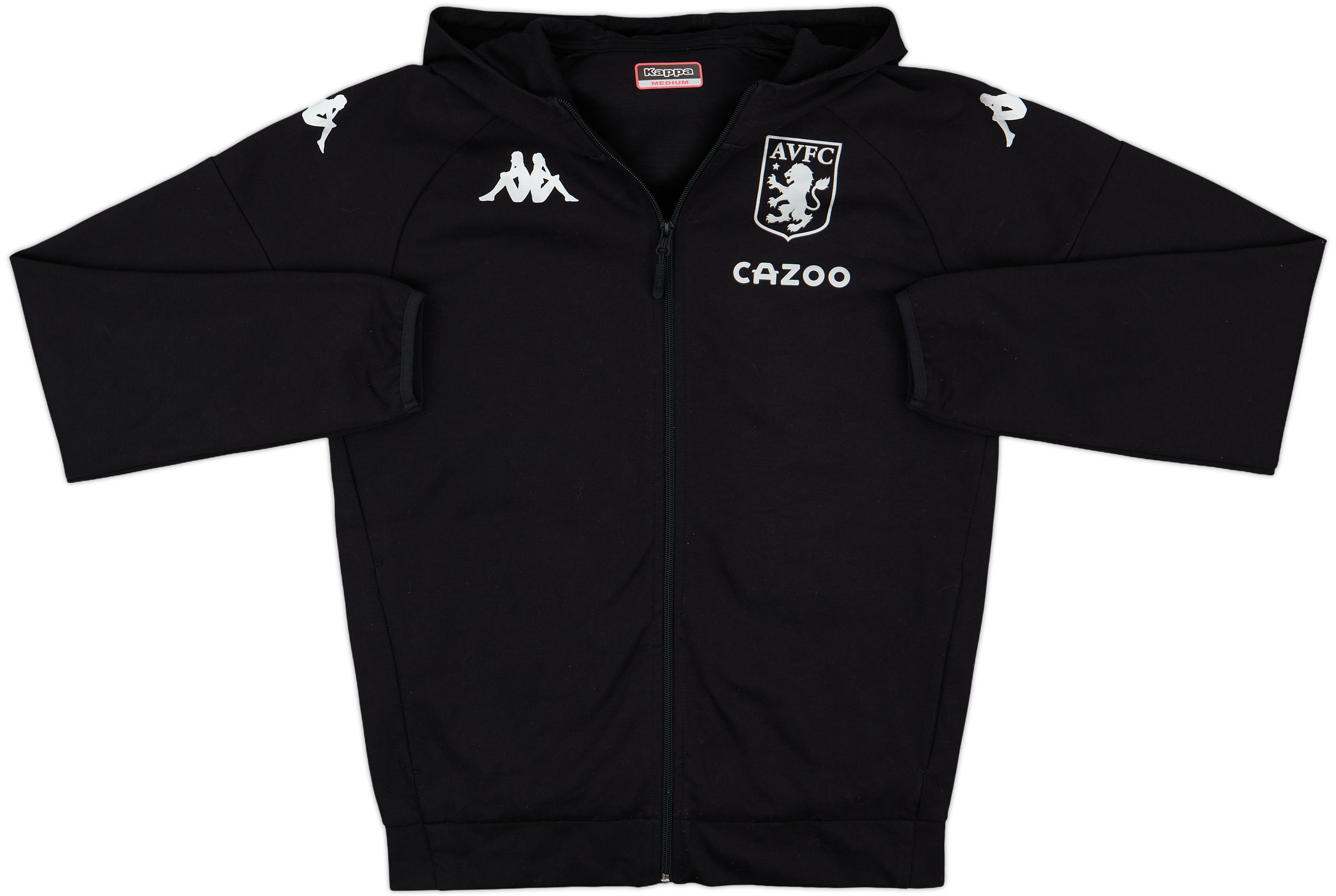 2019-20 Aston Villa Kappa Hooded Track Jacket - 8/10 - (M)