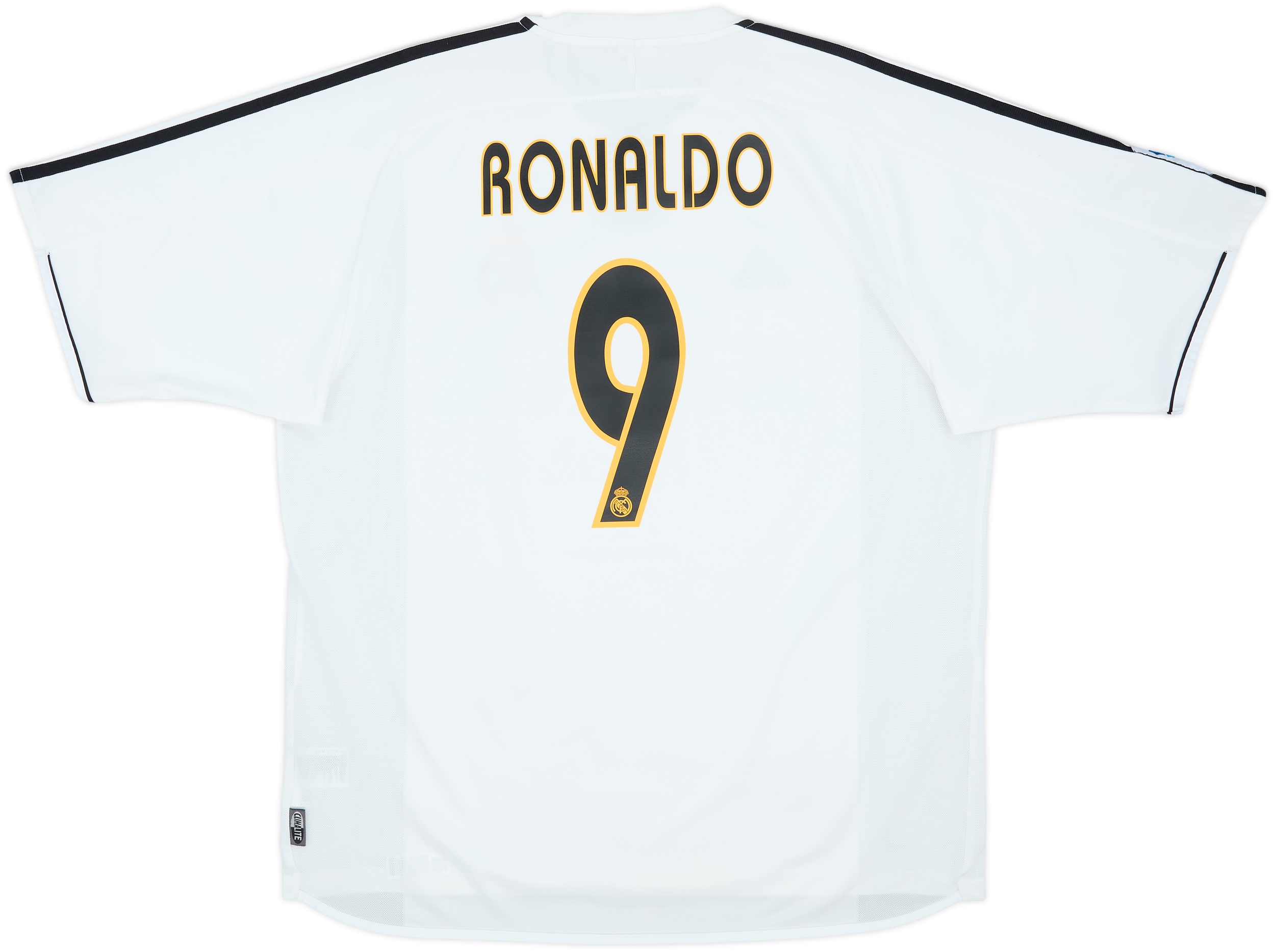 2003-04 Real Madrid Home Shirt Ronaldo #9 - 7/10 - (L)