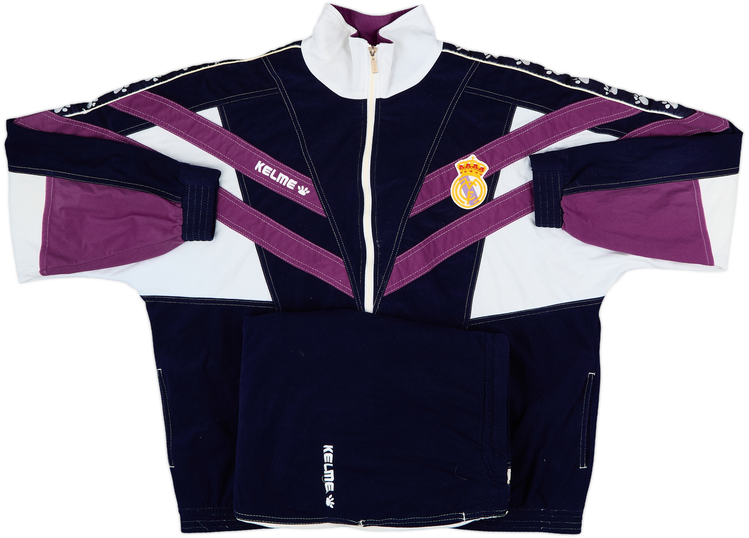 ベ*ジ様 レアル マドリード ウェア KELME セットアップ XL ビンテージ 111024354655-