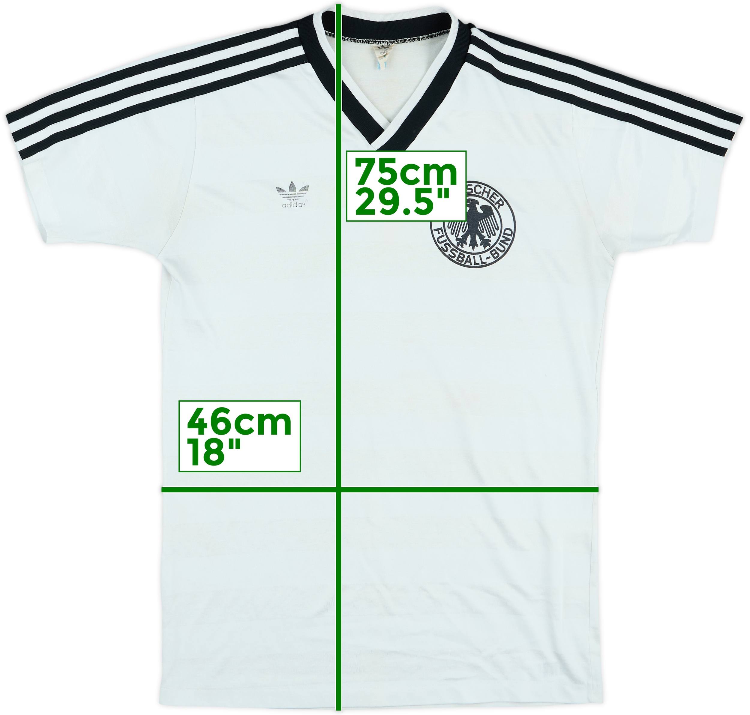 1984-86 West Germany Home Shirt #7 - 5/10 - (M)