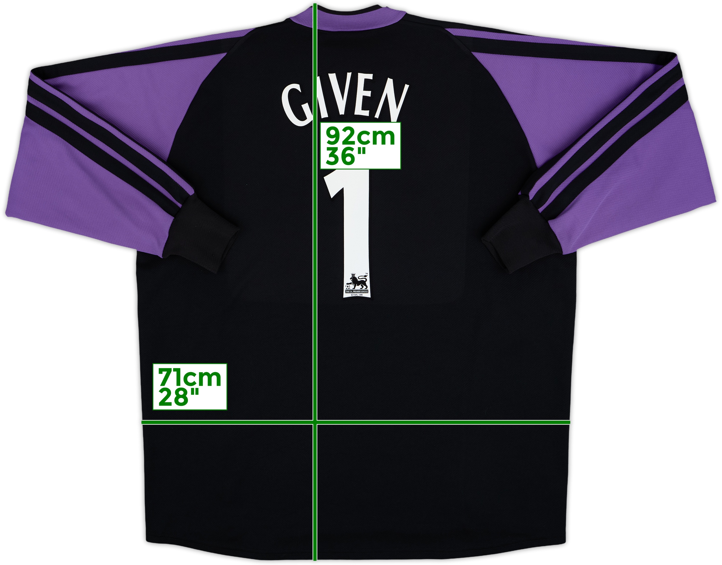 2001-02 Newcastle GK Shirt Given #1 - 10/10 - (XXL)