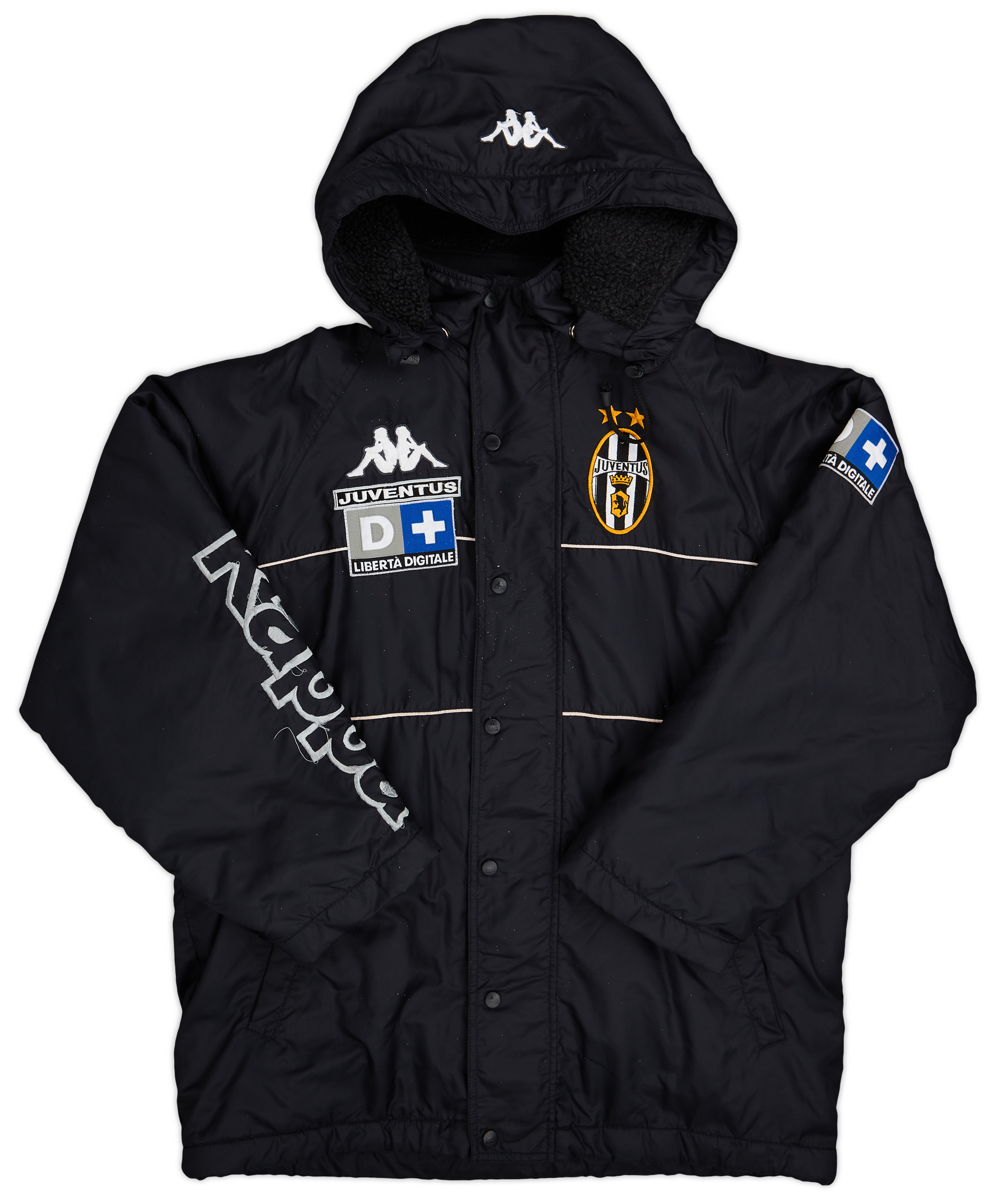 1998-00 Juventus Kappa Padded Bench Coat - 7/10 - (L)