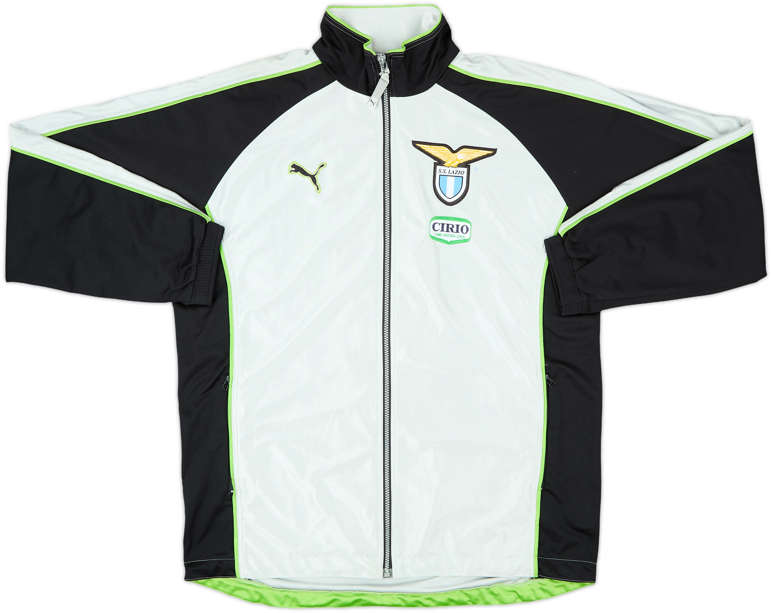 【DEARMINE】Lazio Lua Zip-Up 1994-95 Lazio Umbro Hooded Rain Jacket - 8/10 - (L)