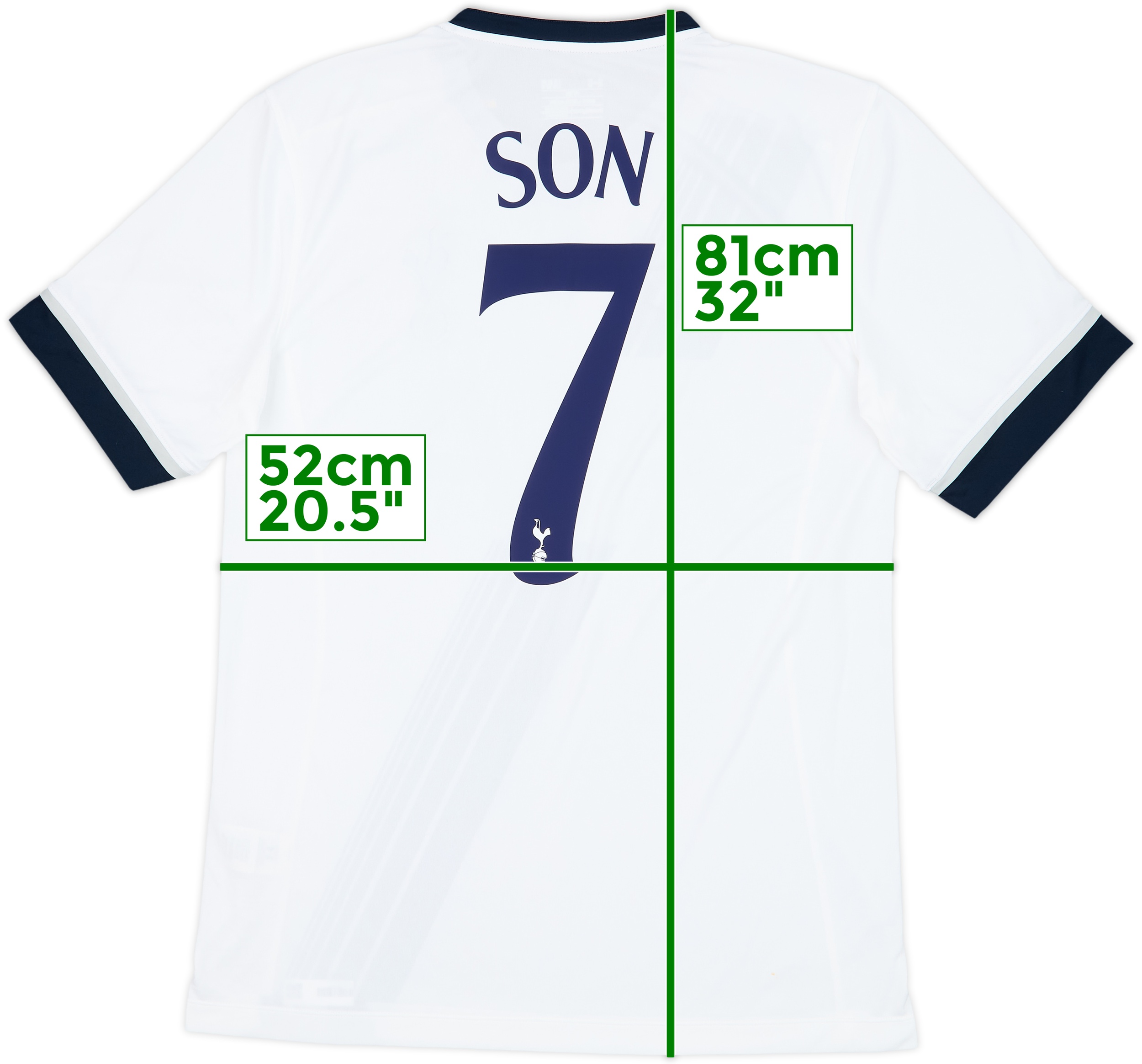 2015-16 Tottenham Home Shirt Son #7 (L)
