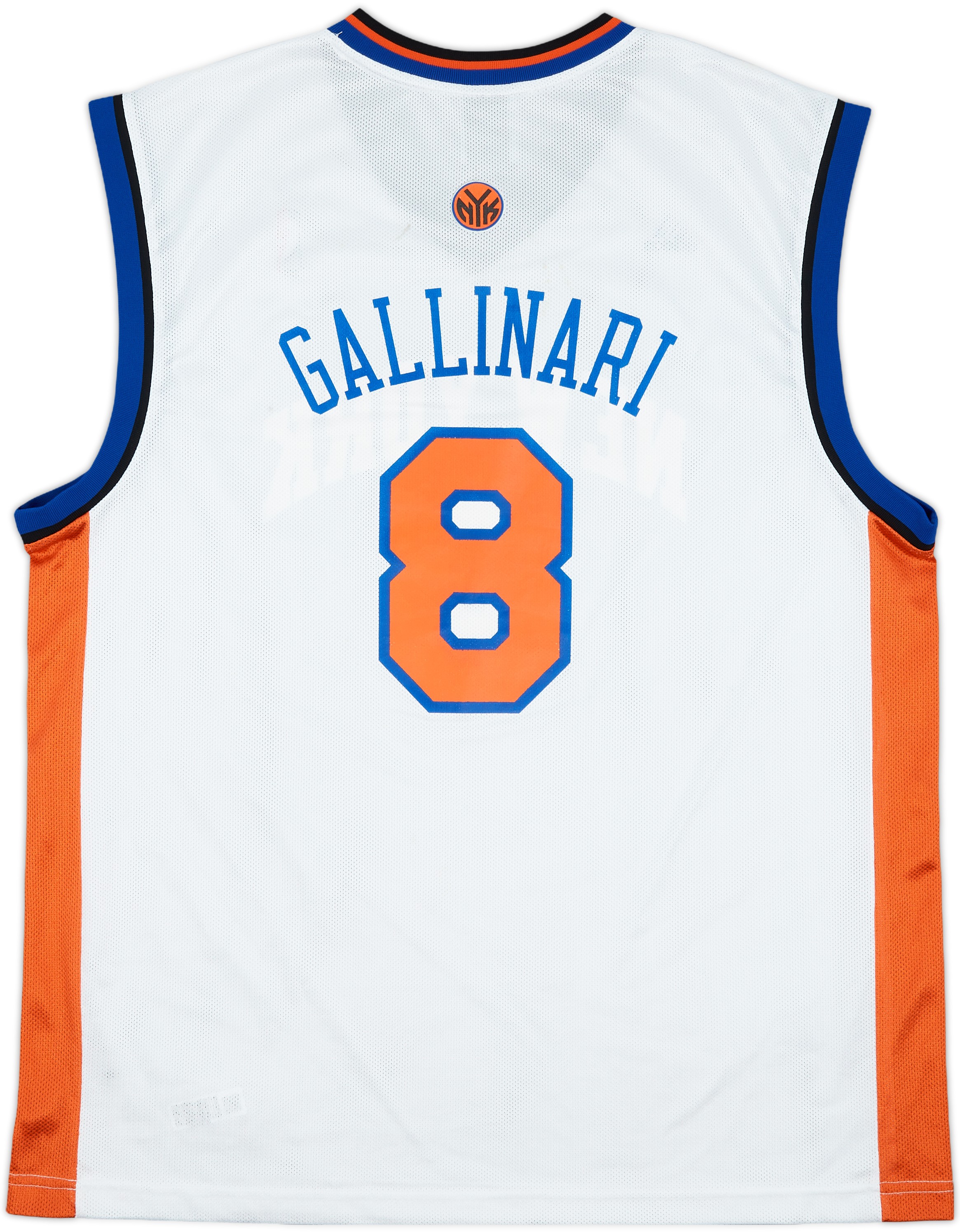 2008-10 New York Knicks Gallinari #8 adidas Home Jersey - 7