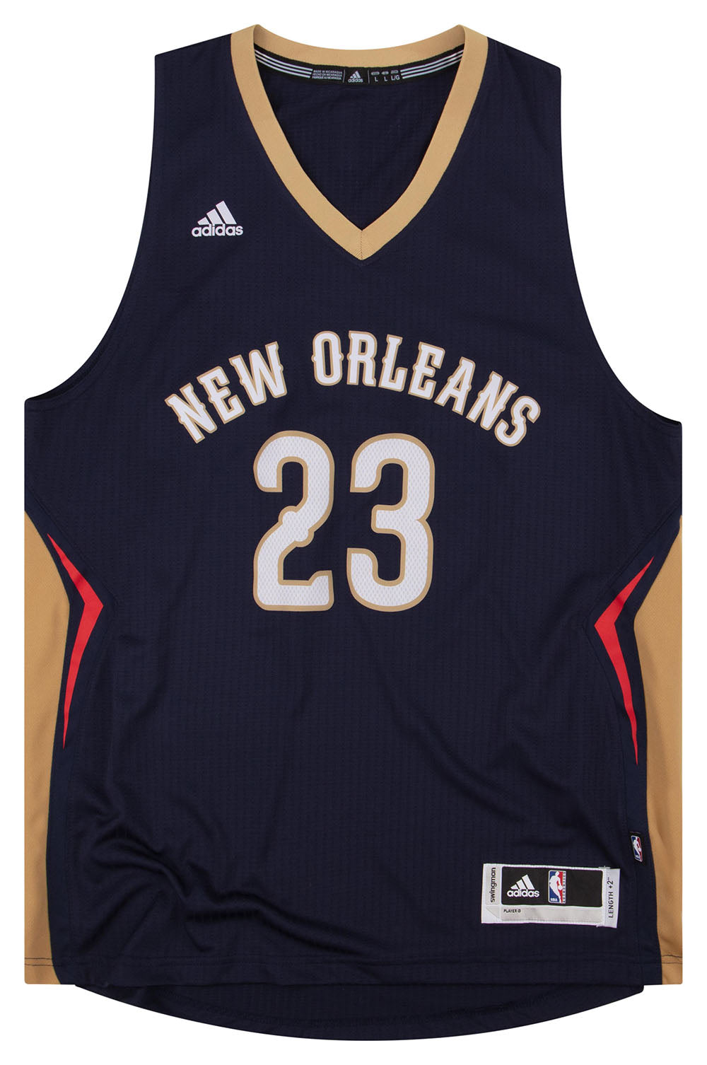2014-17 New Orleans Pelicans Davis #23 adidas Swingman Jersey (Away) L