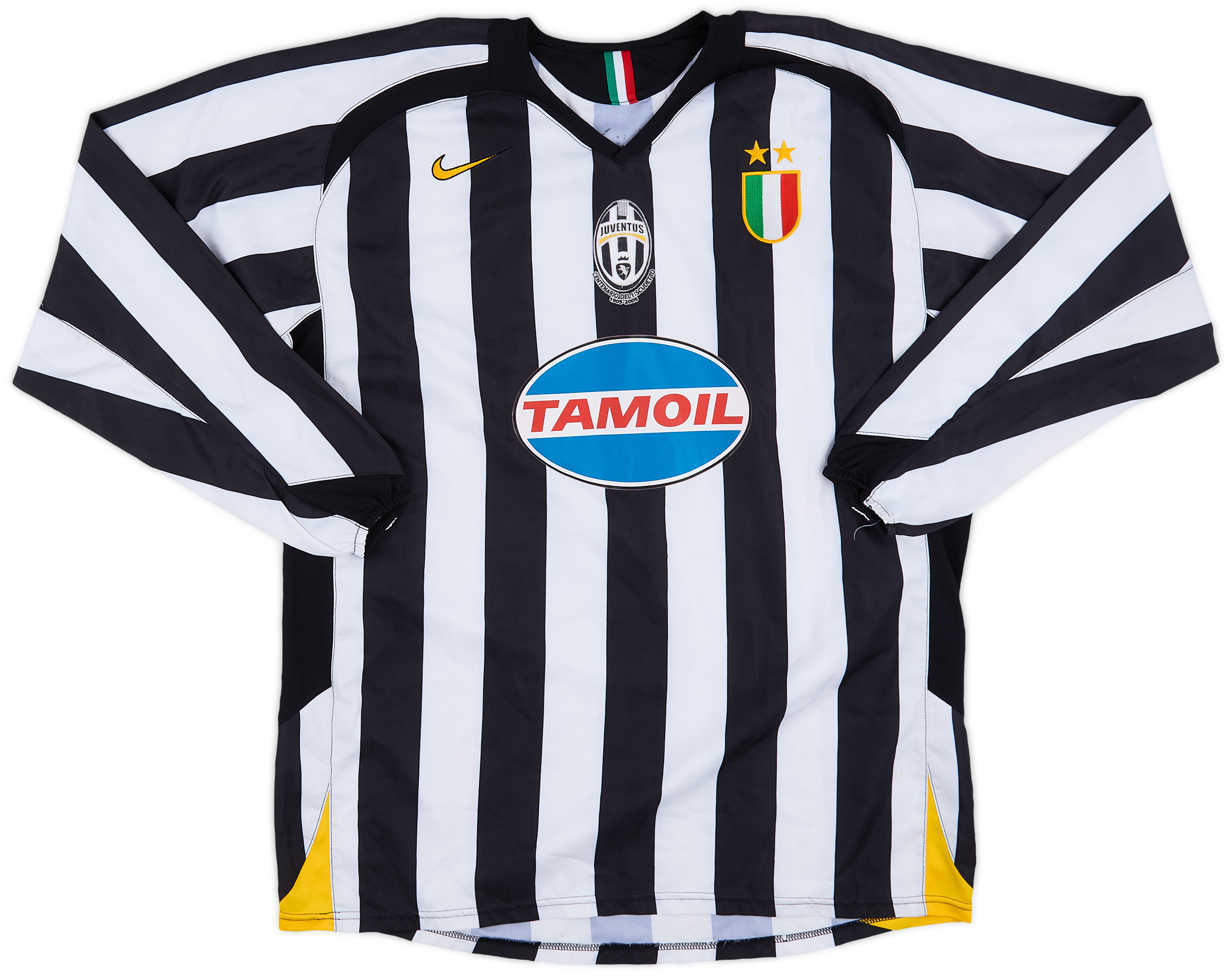 2005-06 Juventus Home L/S Shirt - 8/10 - (XL)