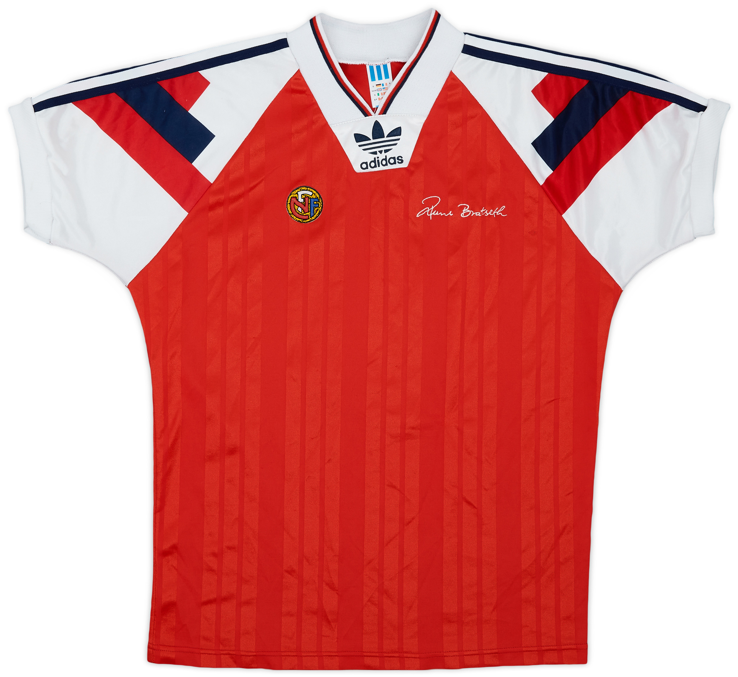 1992-94 Norway Home Shirt #4 - 5/10 - (S)