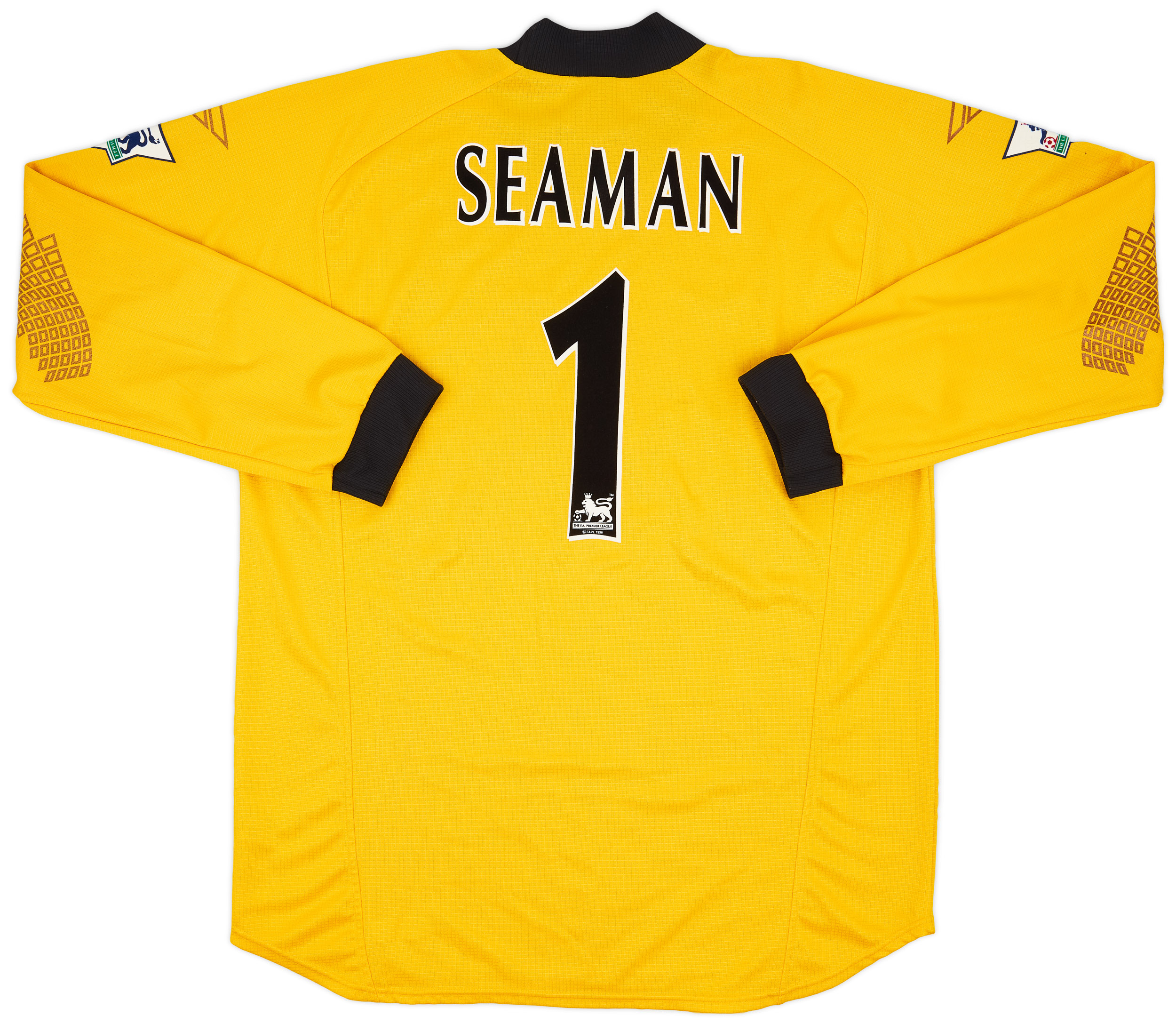 2001-02 Arsenal Player Issue GK Shirt Seaman #1 - 7/10 - (XXL)