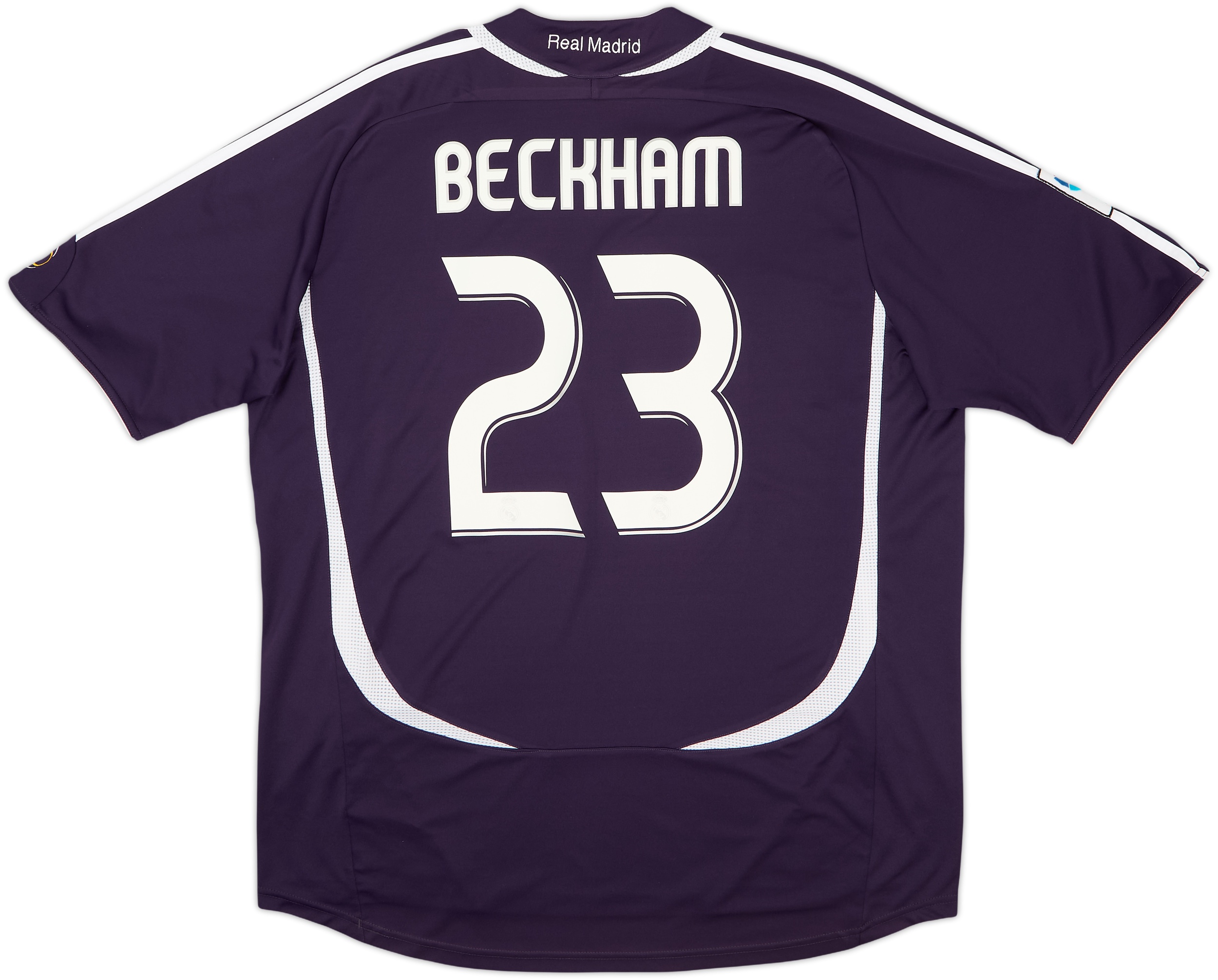 2006-07 Real Madrid Third Shirt Beckham #23 - 6/10 - (XL)