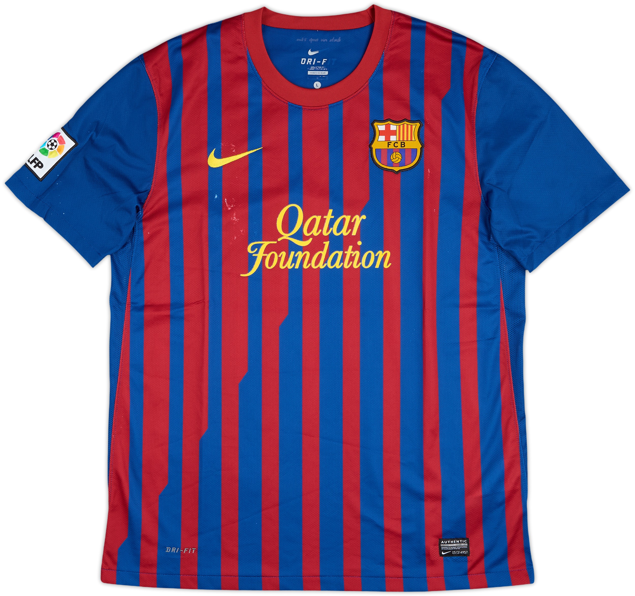 2011-12 Barcelona Home Shirt - 5/10 - (L)