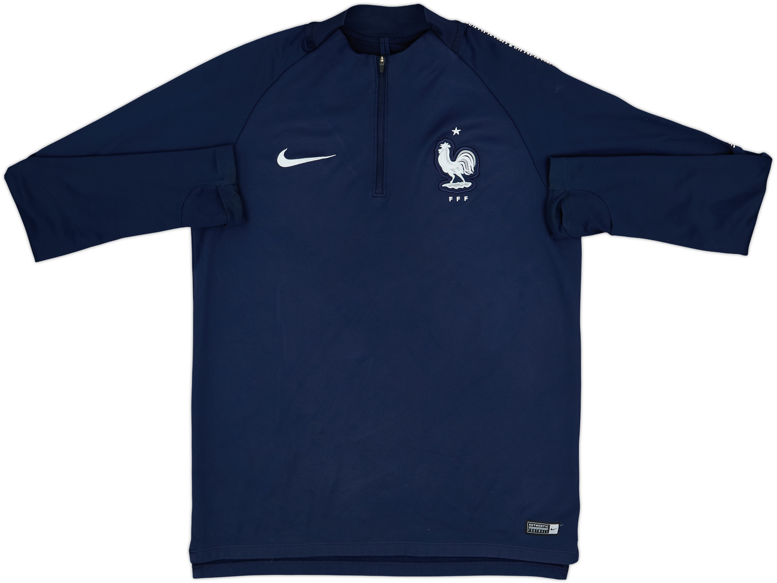 2018-19 France Nike 1/4 Zip Drill Top - 8/10 - (M)