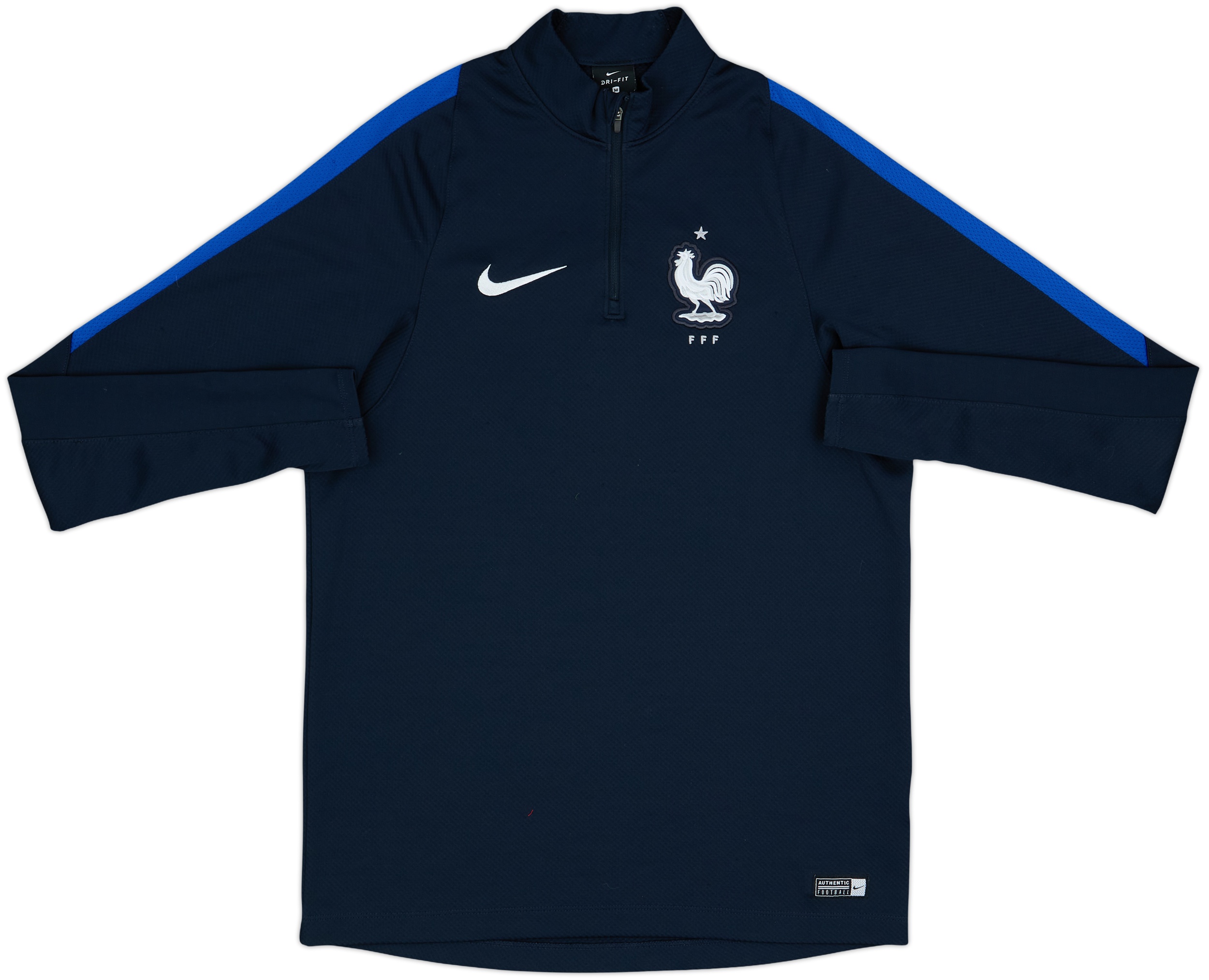 2018-19 France Nike 1/4 Zip Drill Top - 8/10 - (M)