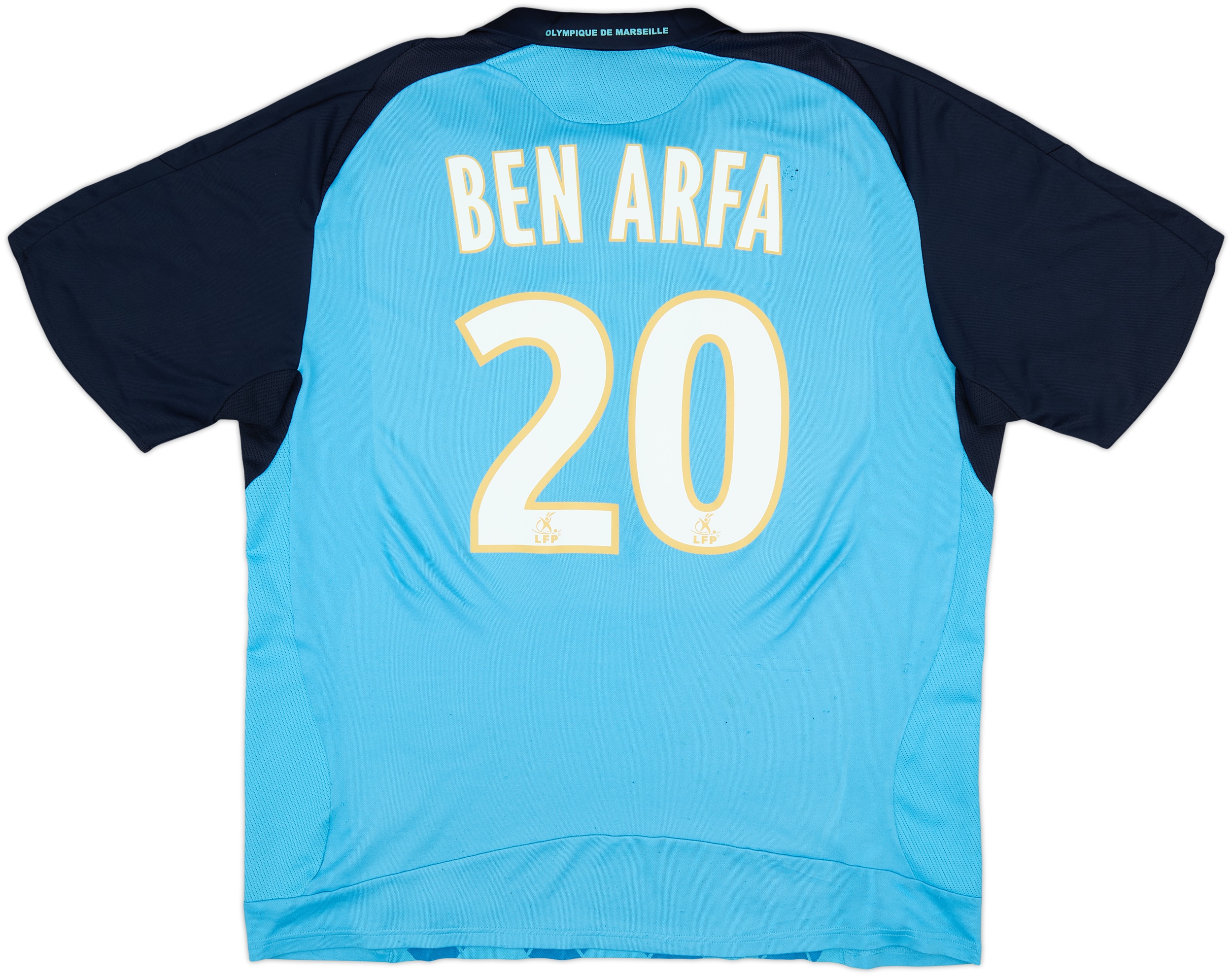2008-09 Olympique Marseille Away Shirt Ben Arfa #20 - 5/10 - (XL)