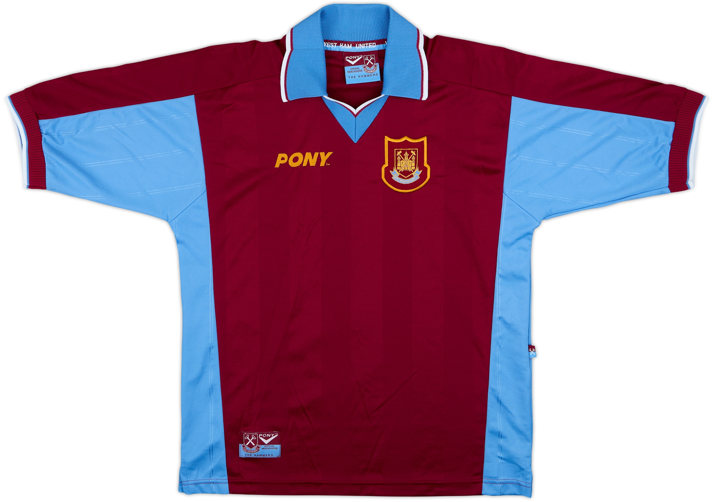 1997-98 West Ham Home Shirt - 9/10 - (S)