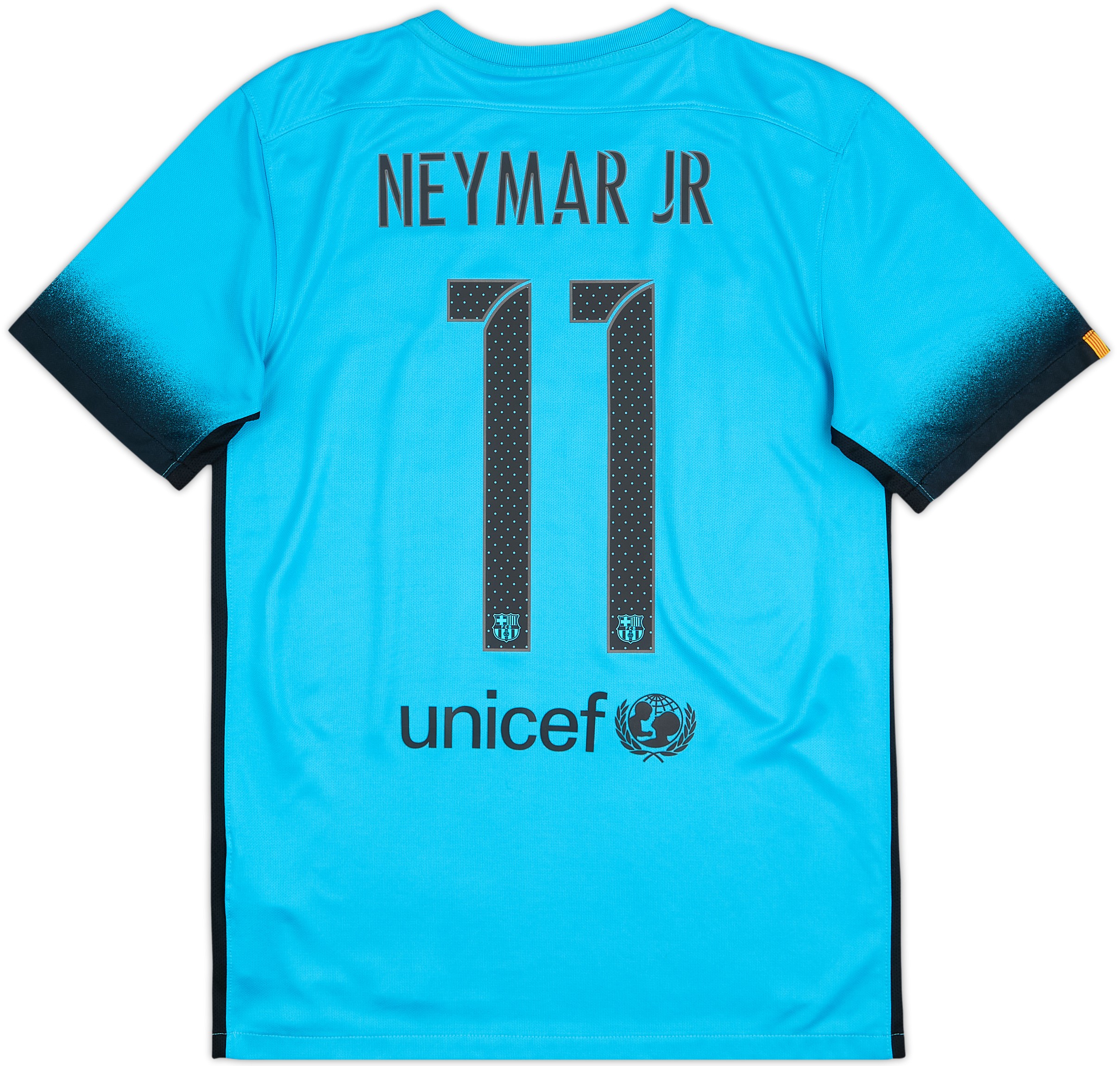 2015-16 Barcelona Third Shirt Neymar Jr #11 - 7/10 - (S)