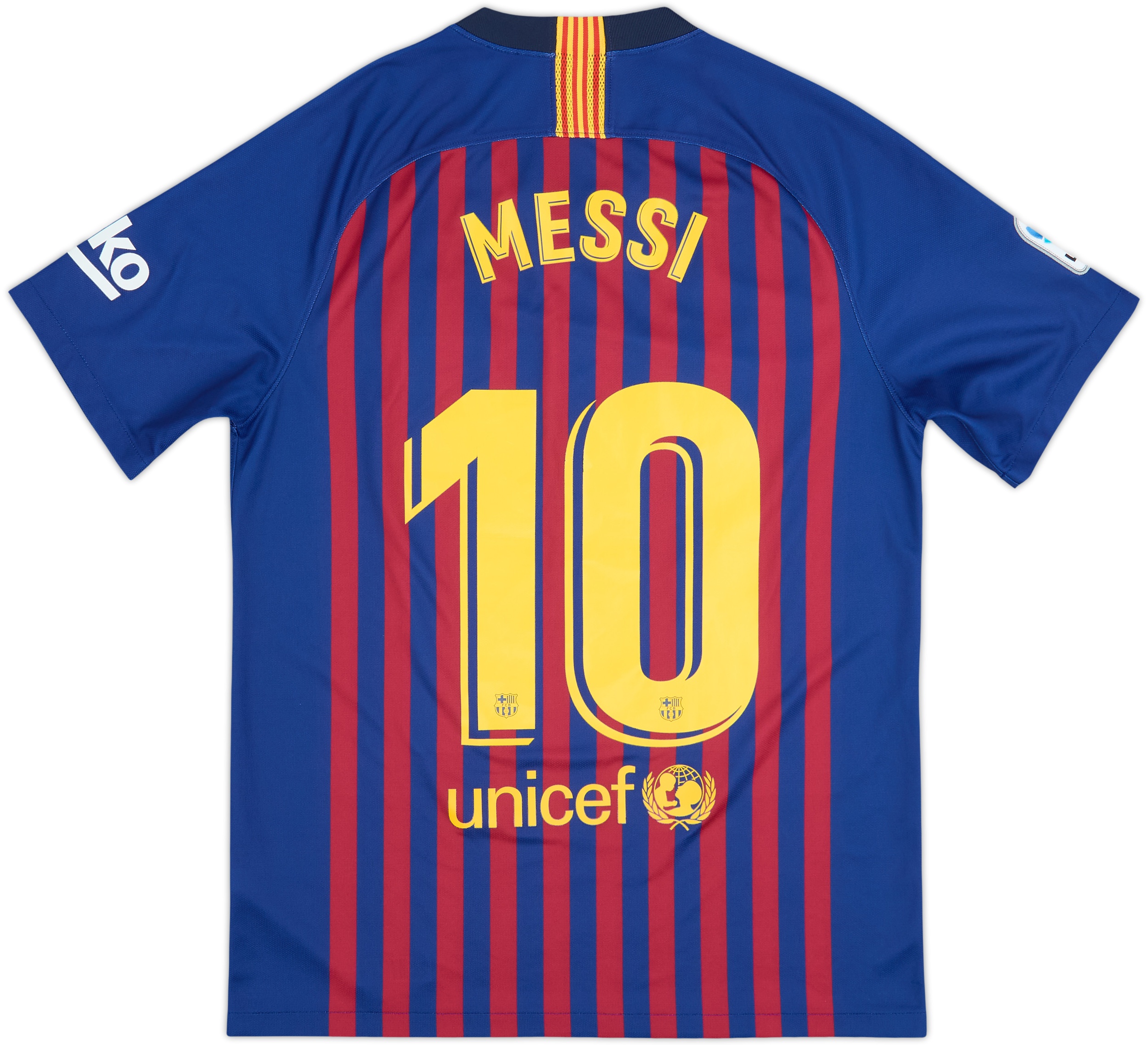 2018-19 Barcelona Home Shirt Messi #10 - 9/10 - (M)