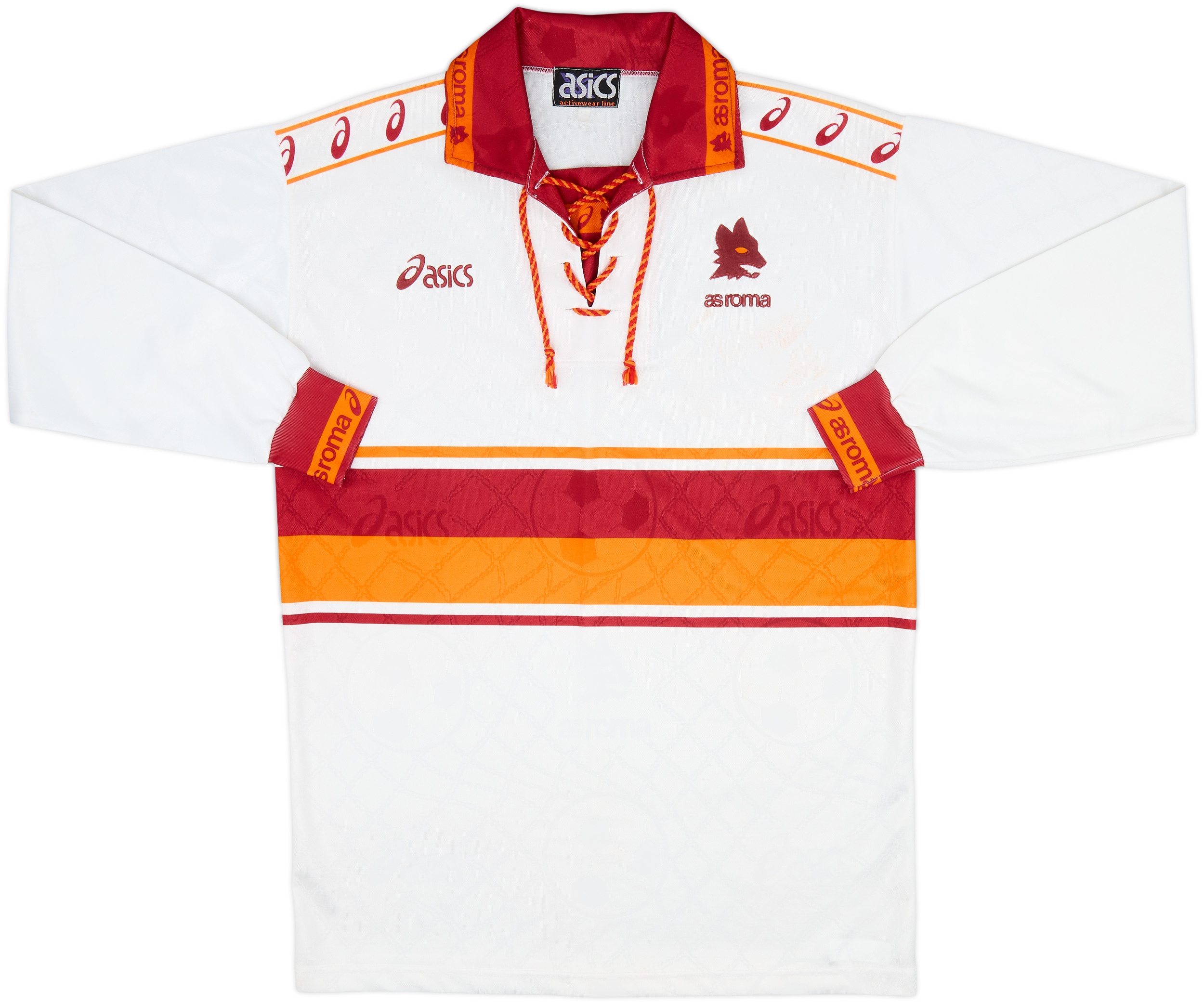 1994-95 Roma Away L/S Shirt - 8/10 - (XL)