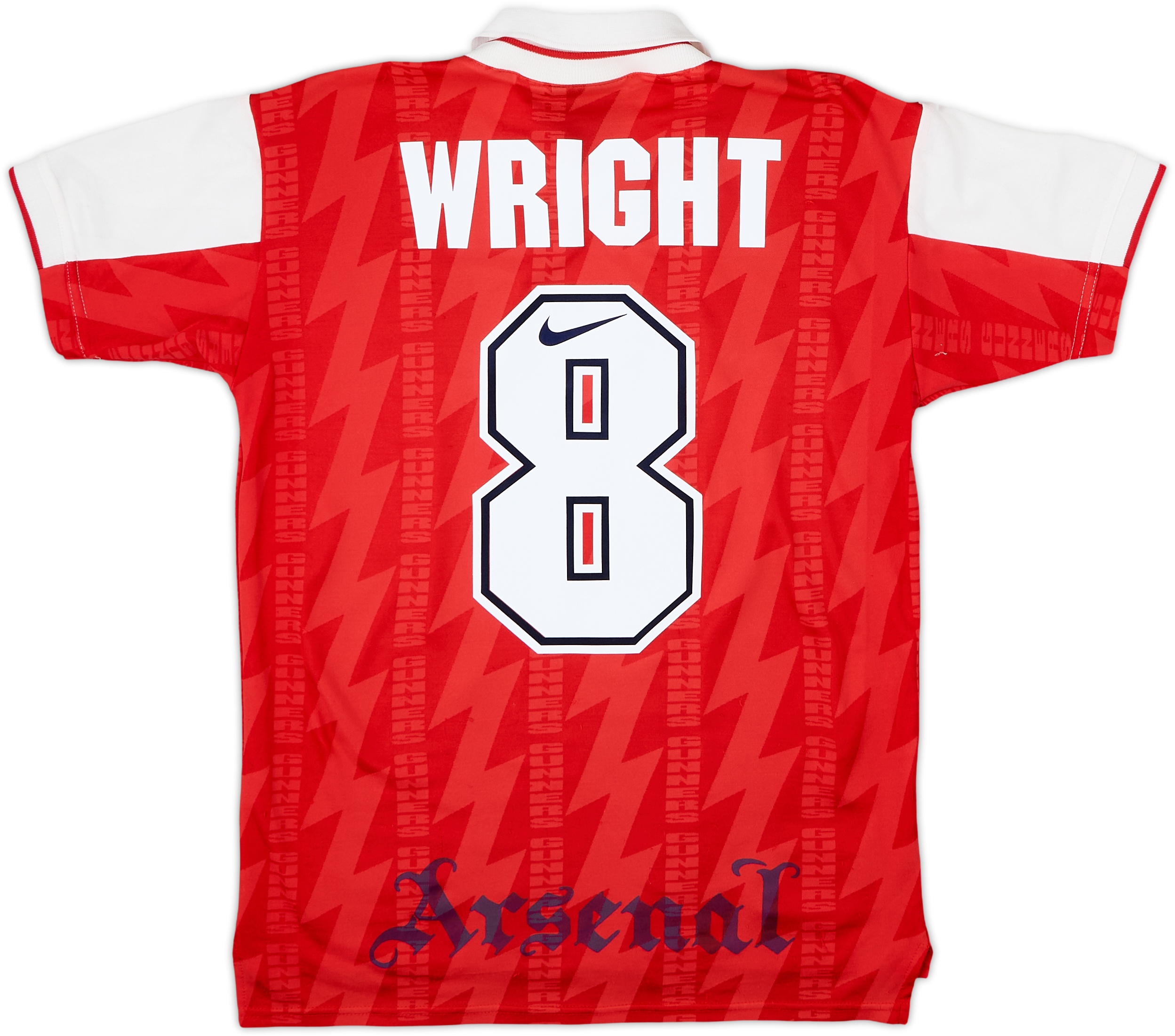 1994-96 Arsenal Home Shirt Wright #8 - 8/10 - (XL.Boys)