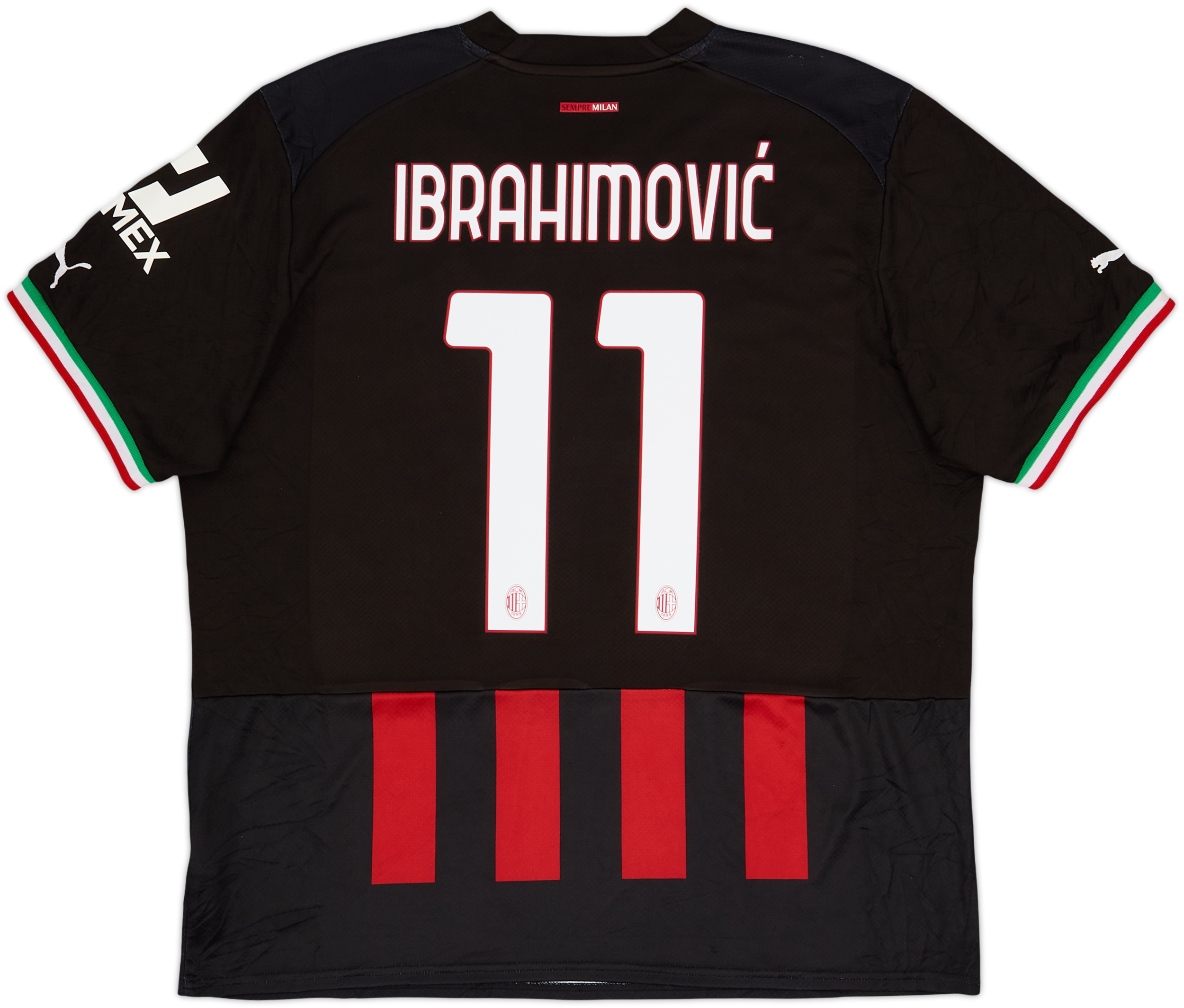 2022-23 AC Milan Home Shirt Ibrahimovic #11 - 10/10 - (XL)