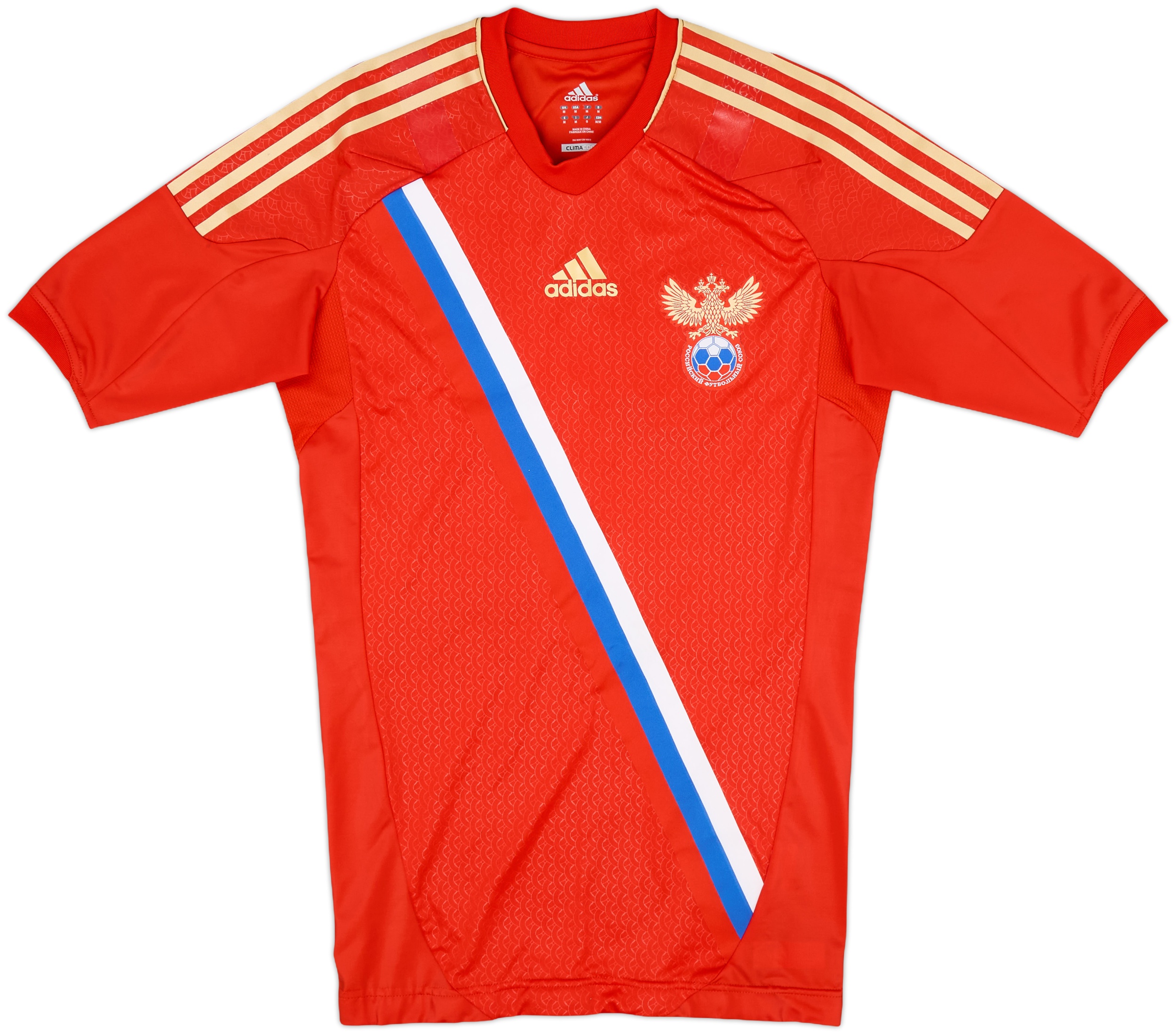 2012-14 Russia Player Issue Techfit Home Shirt #7 - 8/10 - (M)