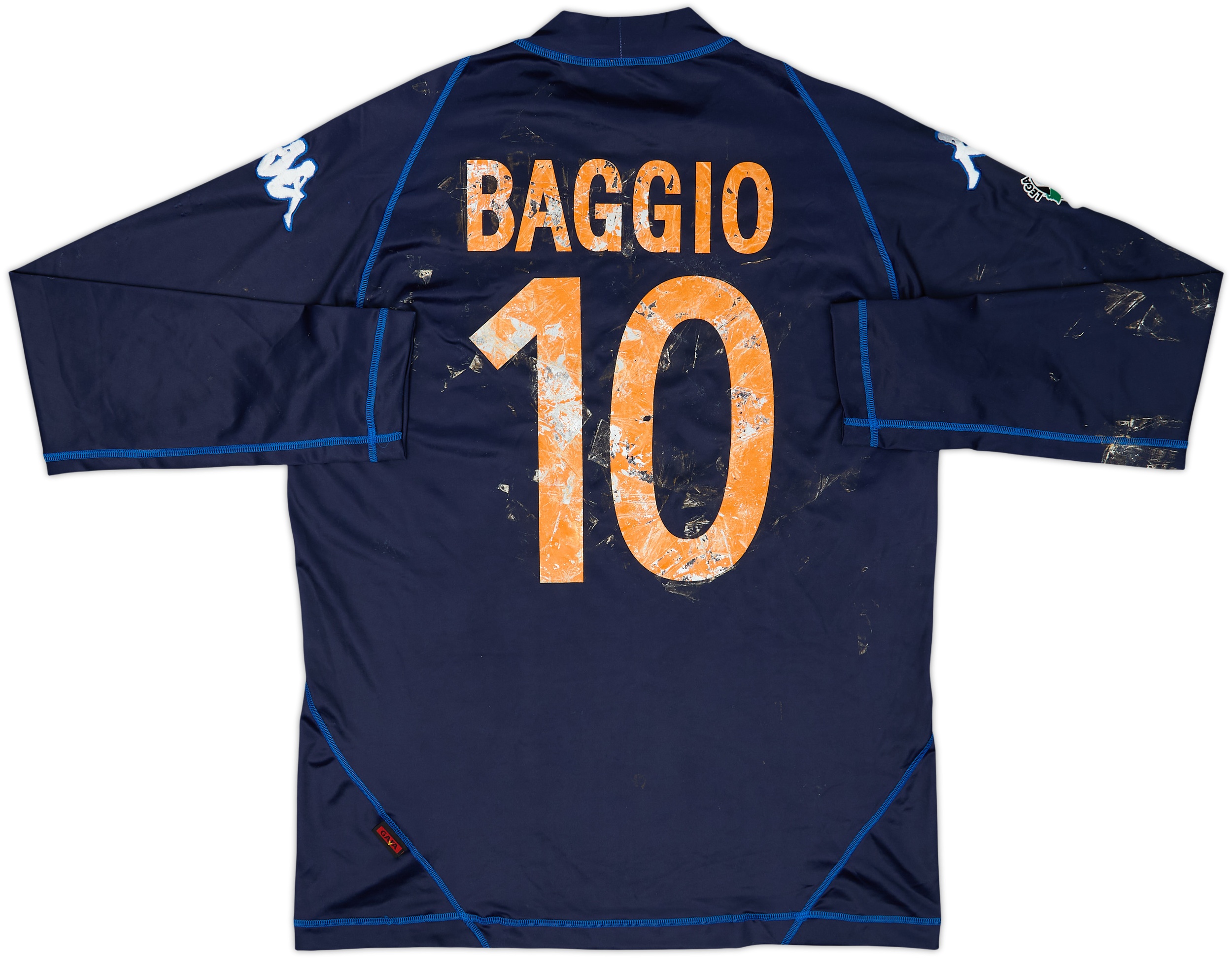 BAGGIO 10 Brescia Calcio シャツ 2003-04 Brescia Third L/S Shirt Baggio #10 - 4/10 - (XL)