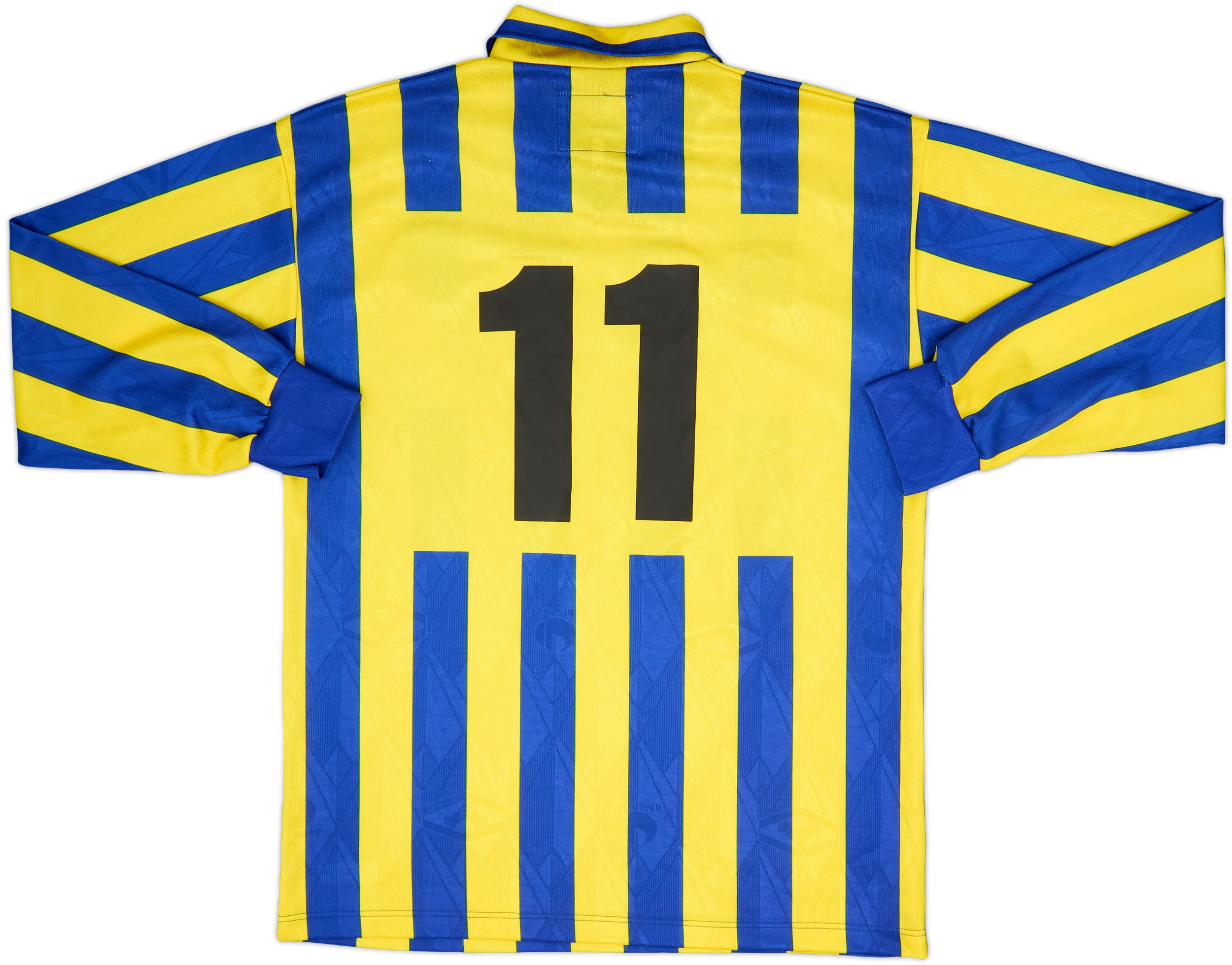 サッカーユニフォーム Verona W 1992-94 Verona Home L/S Shirt #11 - 8/10 - (XL)