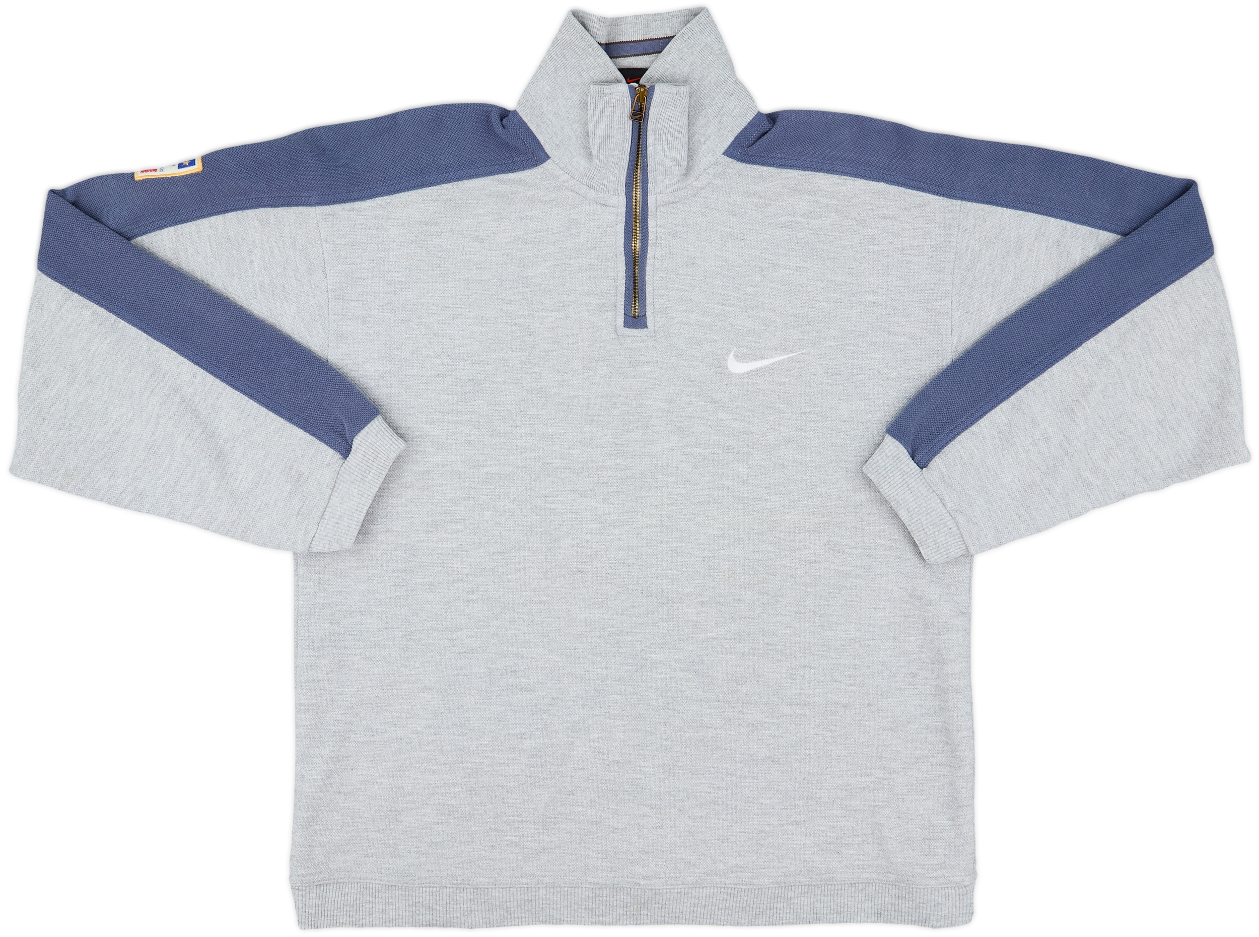 1996-97 Italy Nike 1/4 Zip Sweat Top - 9/10 - (S)