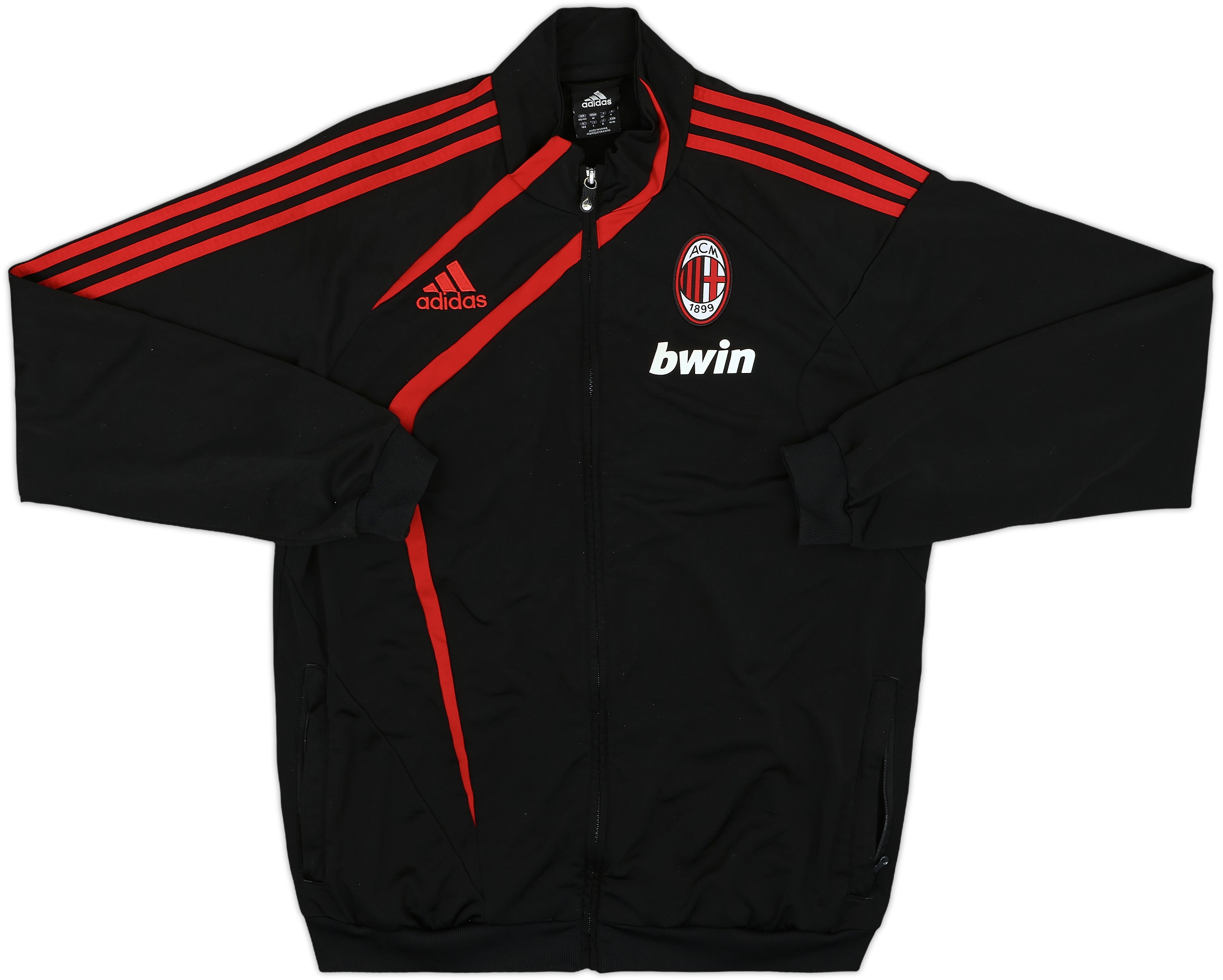 130 男の子　アウター　まとめ売り　adidas champion LOGOS 2008-09 AC Milan adidas Track Jacket - 8/10 - (M/L)