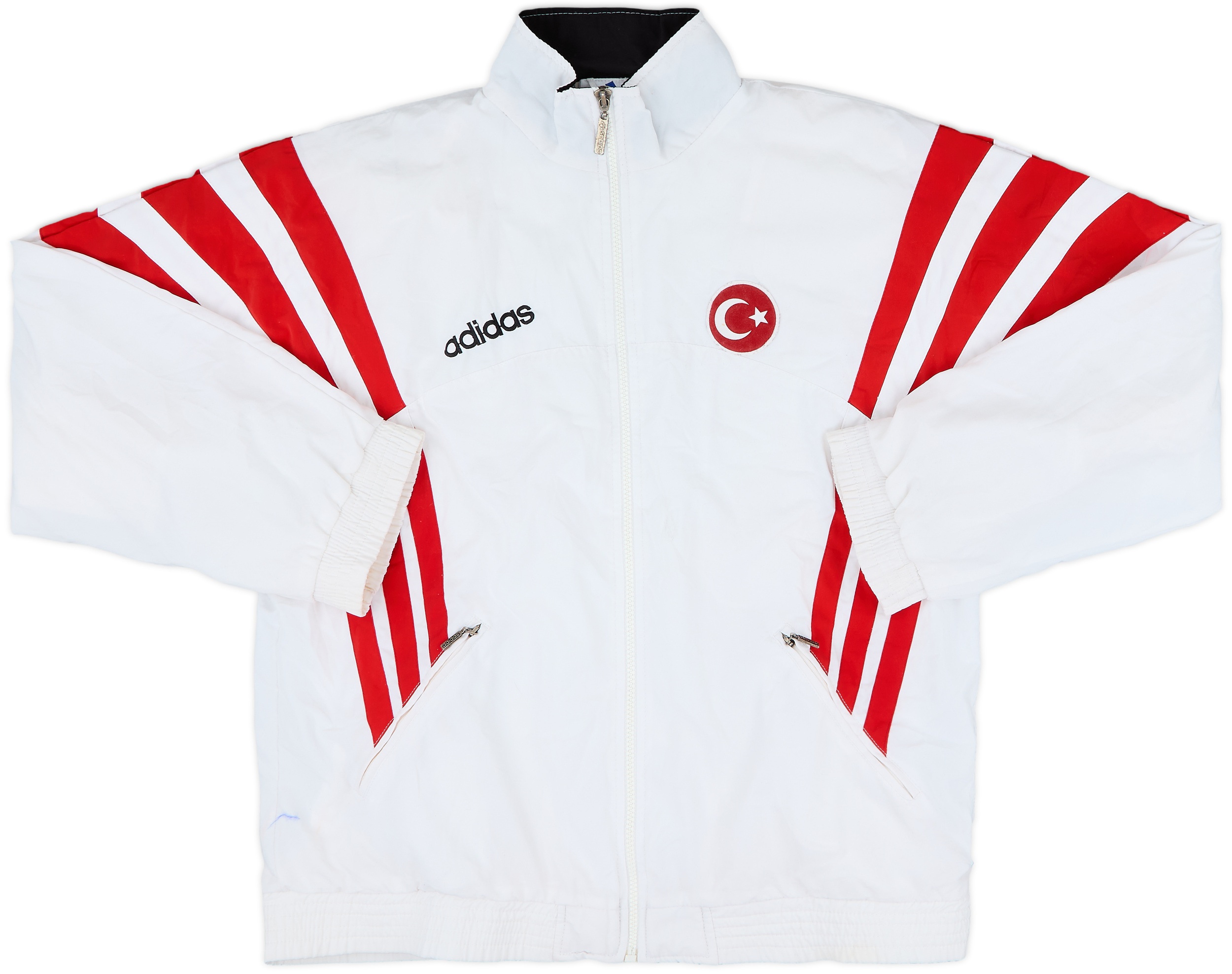 adidas ジャージトラックジャケット MADE IN TURKEY トルコ製 1996-98 Turkey adidas Track Jacket - 8/10 - (M)
