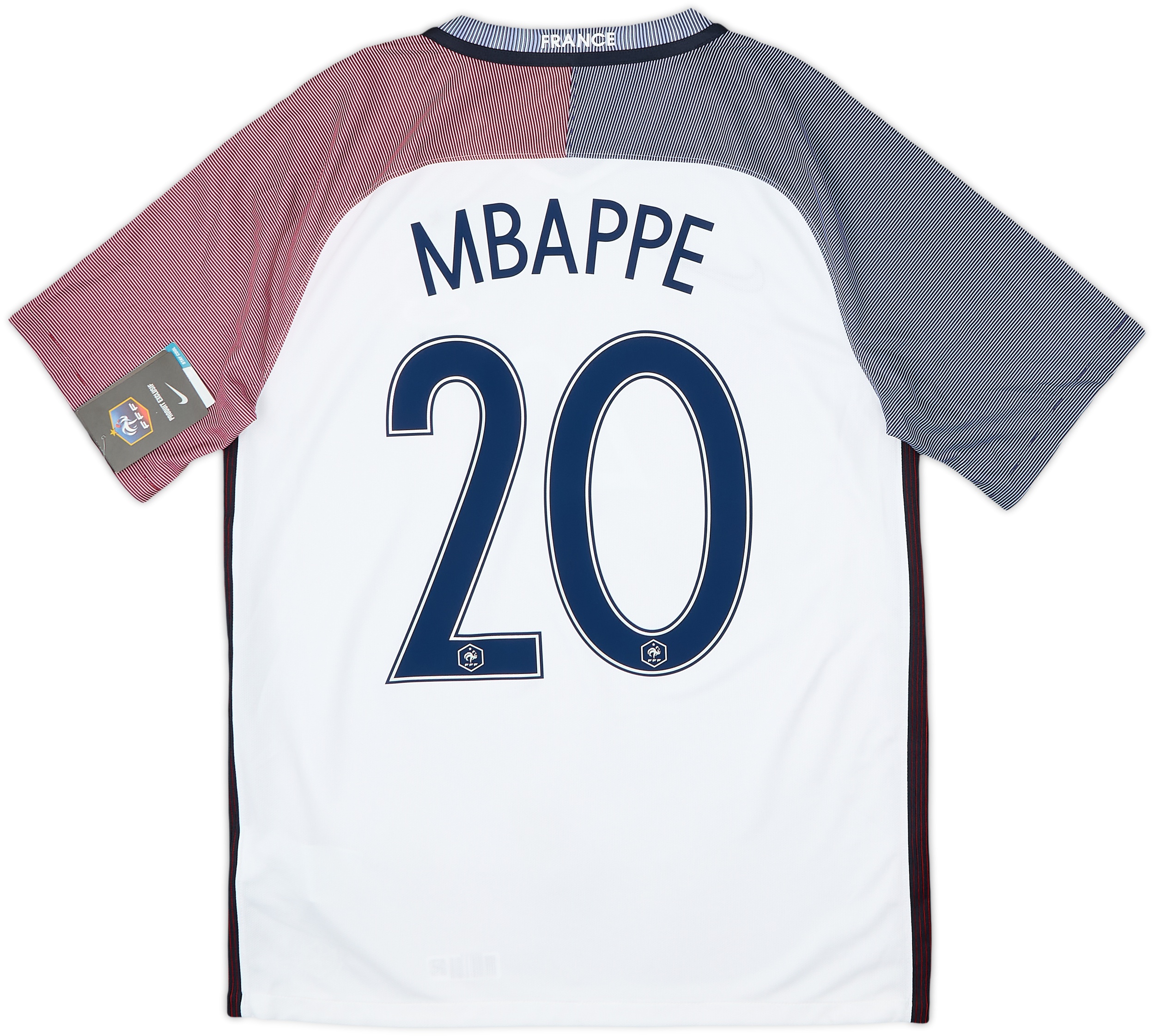 2016-17 France Away Shirt Mbappe #20 (M)