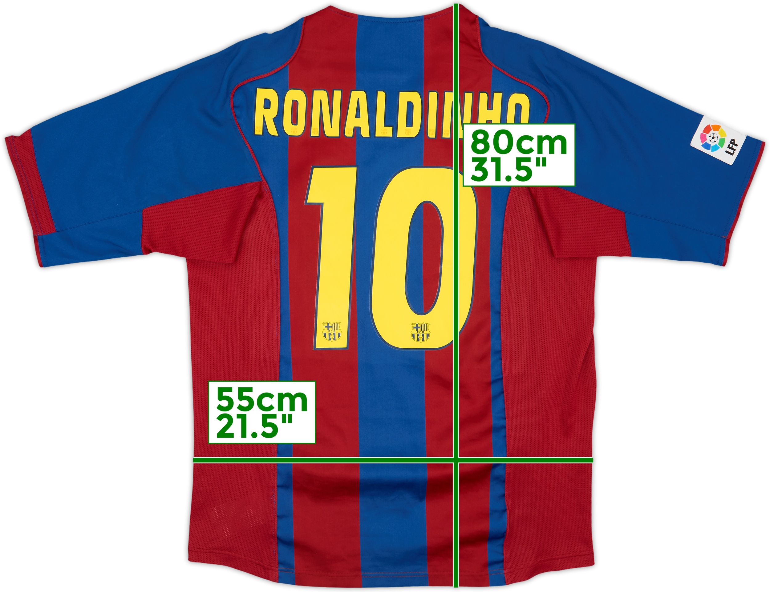 難あり　FCバルセロナ RONALDINHO シャツ 10番 RONALDINHO #10 MEN'S FC BARCELONA 2006/2007 SOCCER FOOTBALL