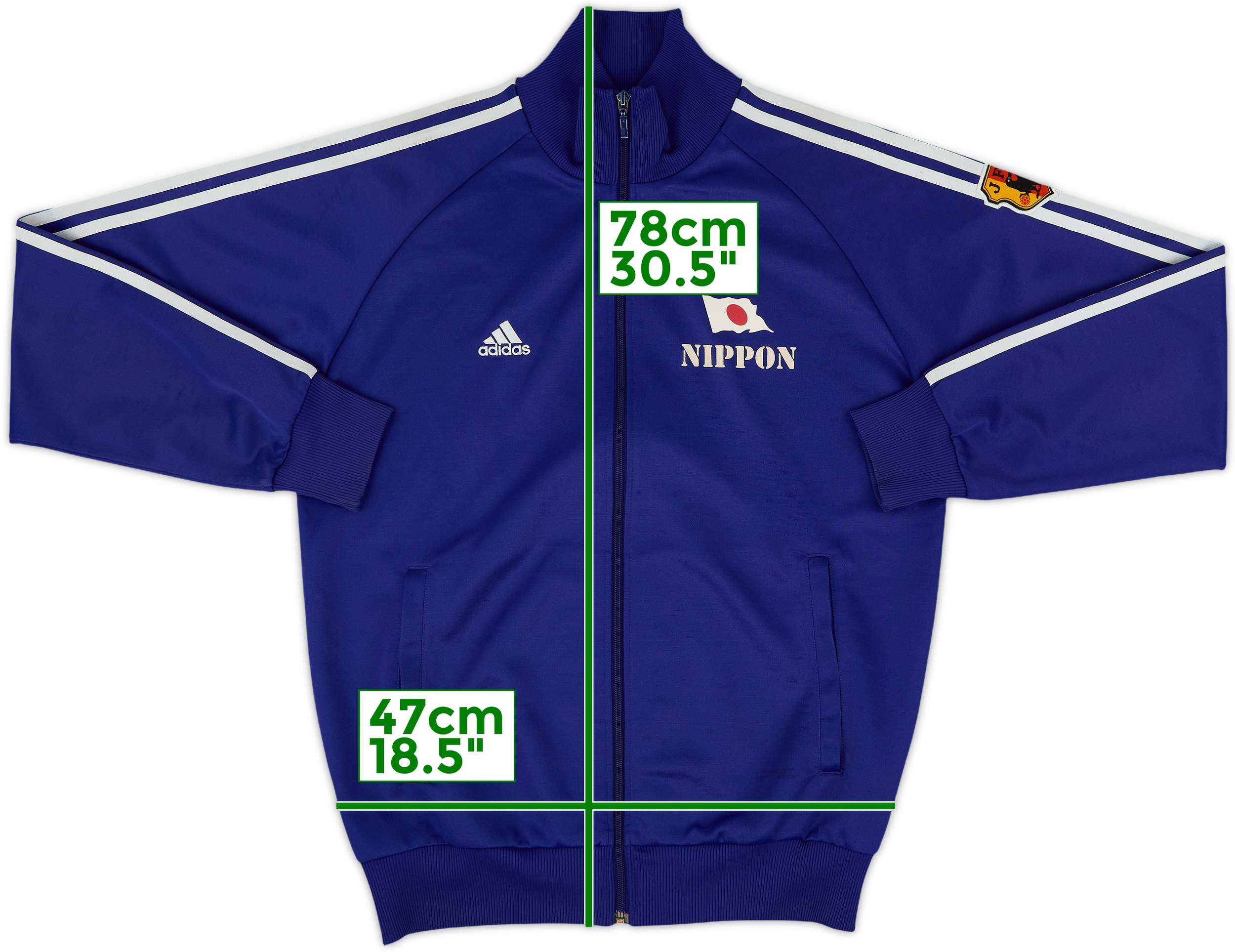 2007-08 Japan adidas Track Jacket - 8/10 - (M)