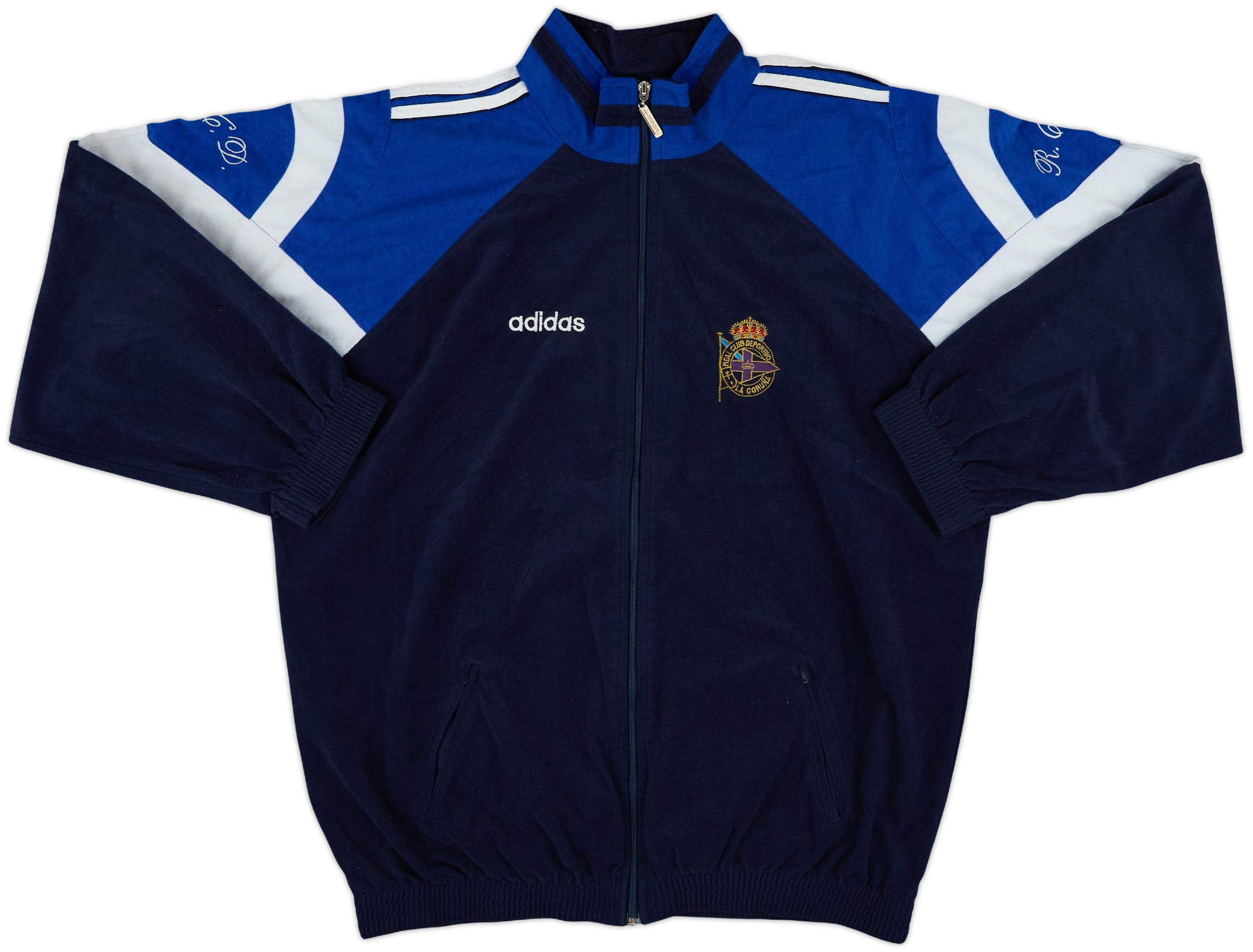 1997-98 Deportivo de La Coruna adidas Track Jacket - 8/10